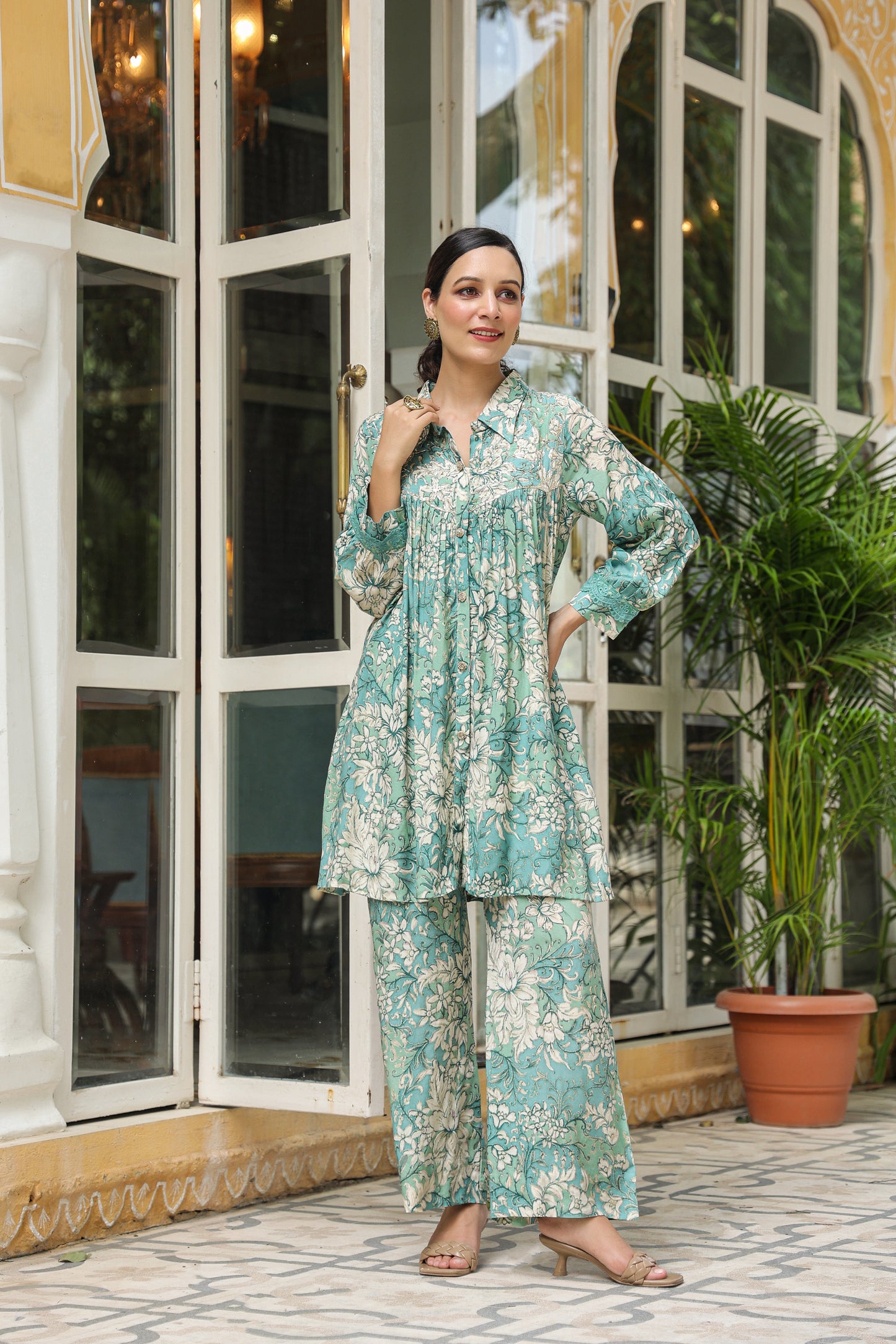 Greenish Co-ord Set