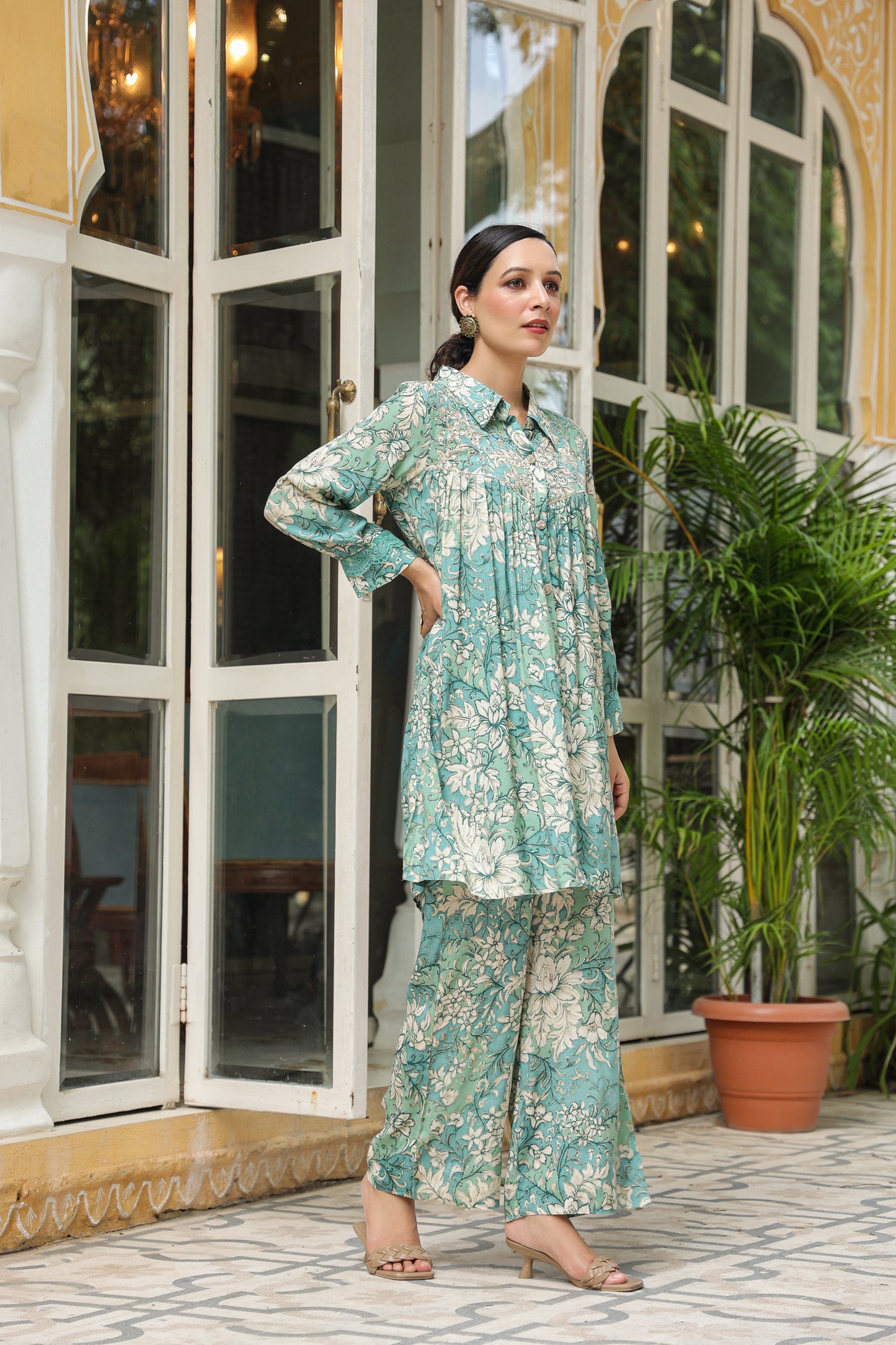 Greenish Co-ord Set