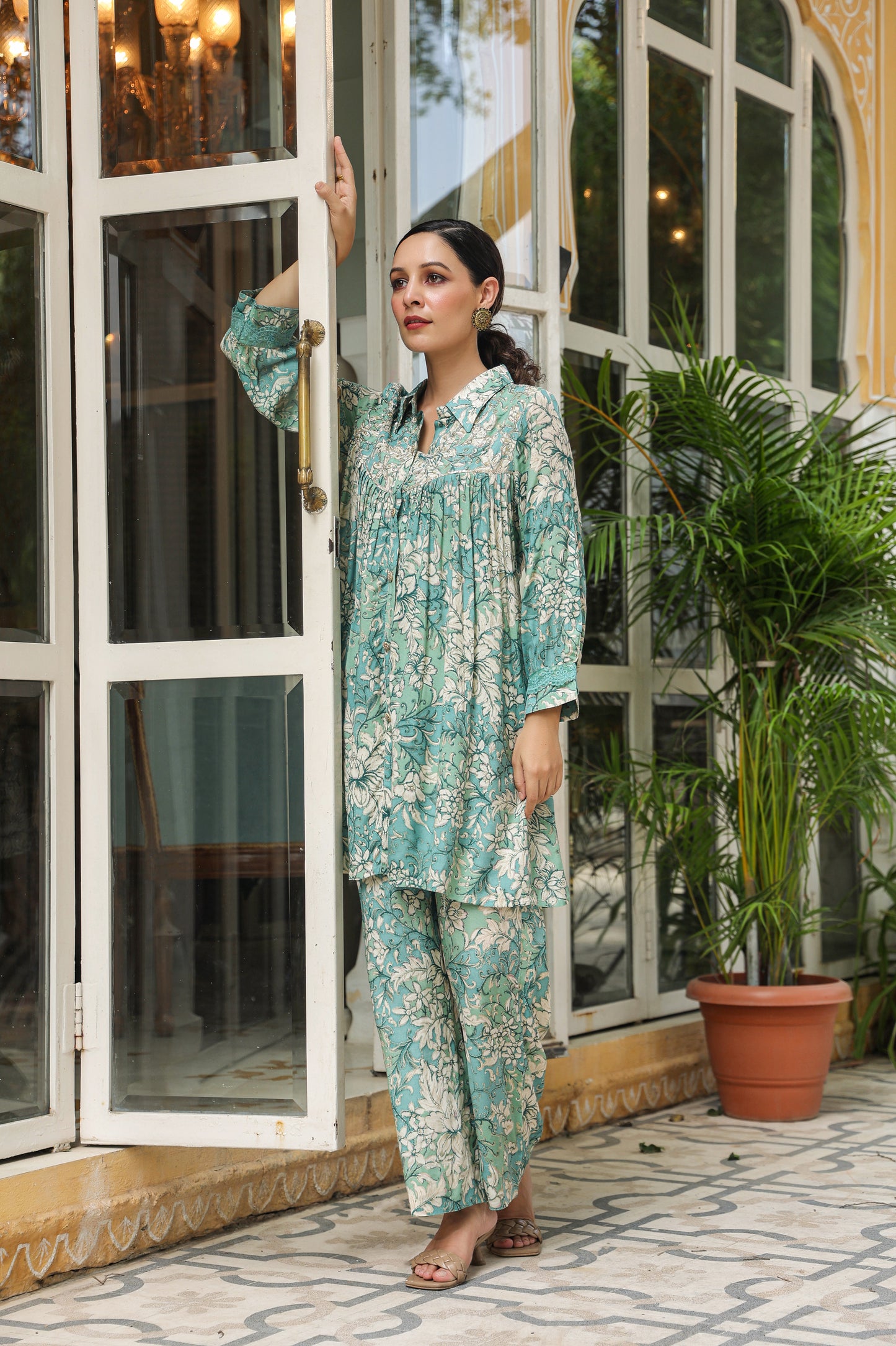 Greenish Co-ord Set