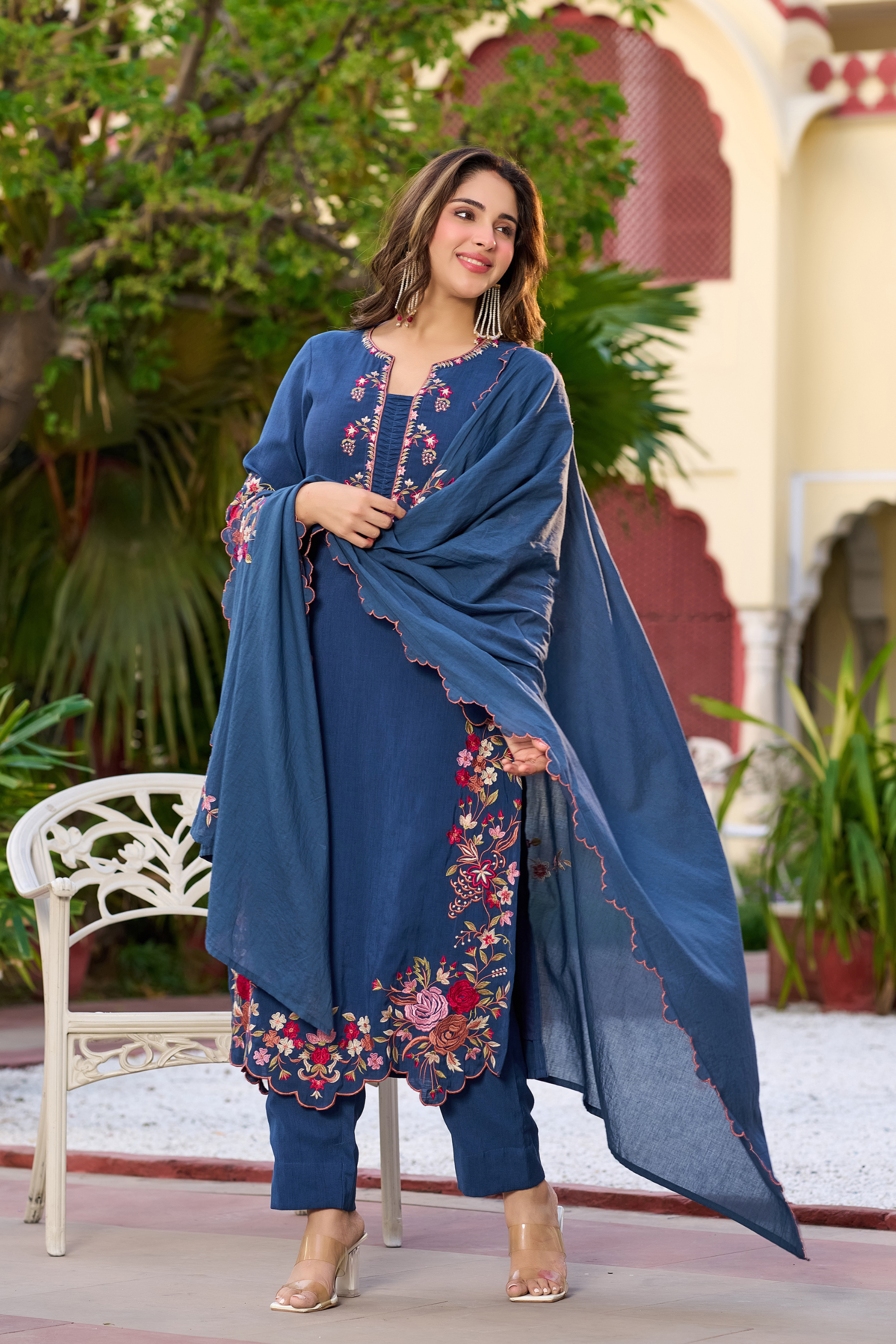 Royal Indigo Suit Set