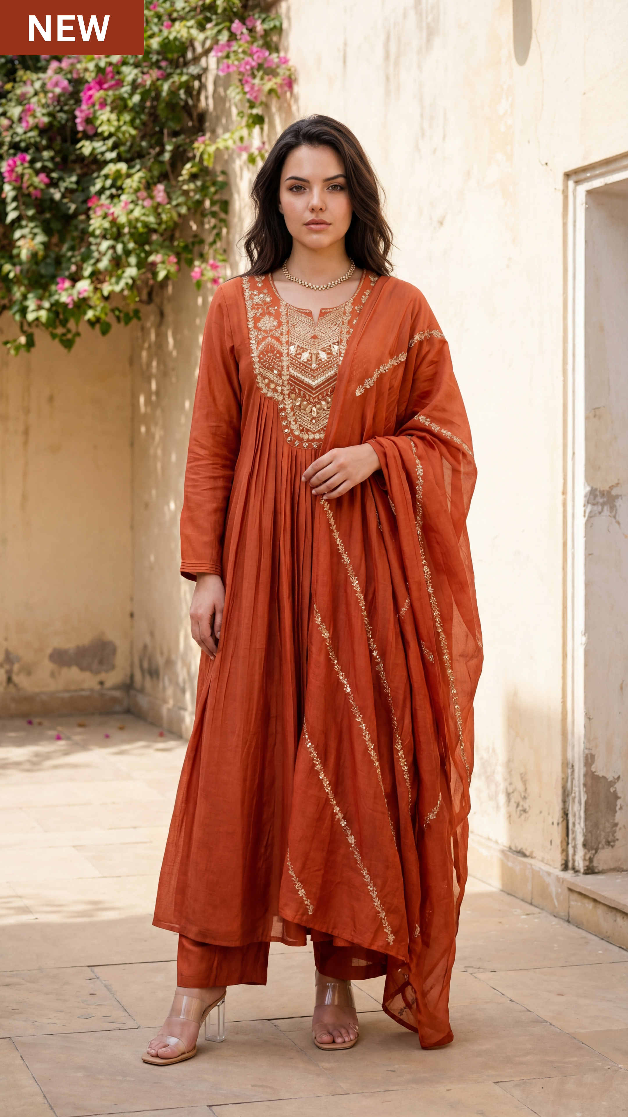 Amber Aura Mulberry Suit Set