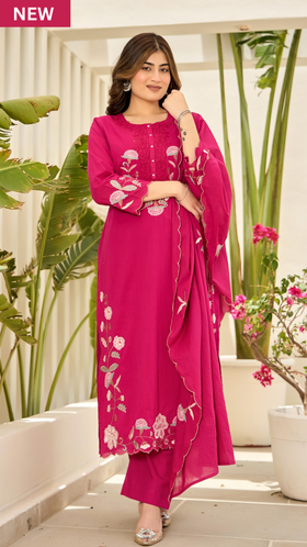 Blooming Fuchsia Suit Set