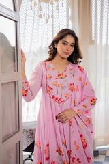 Blush Meadow Printed Suit Set