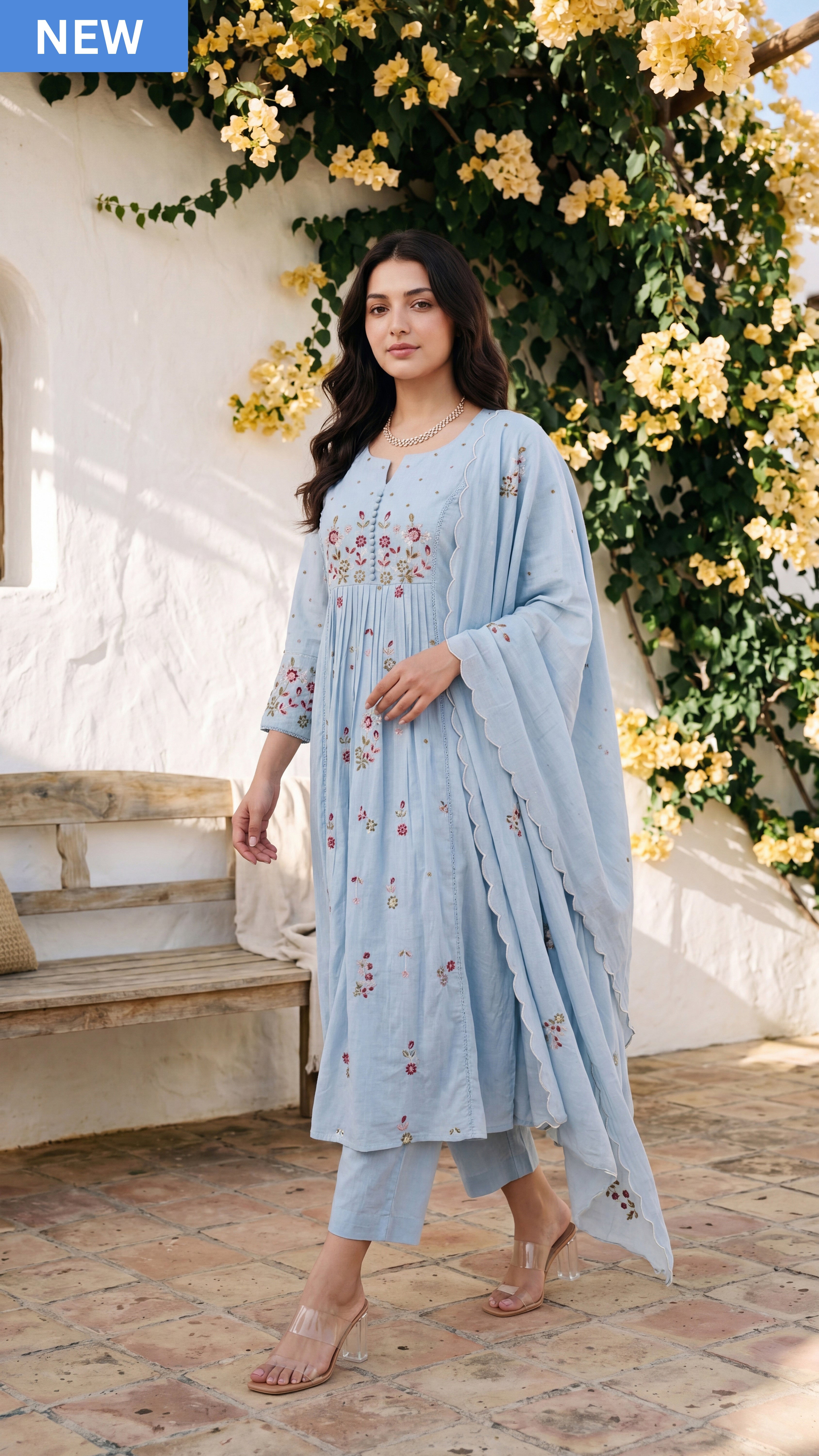 Royal Sky Bloom Sut Set