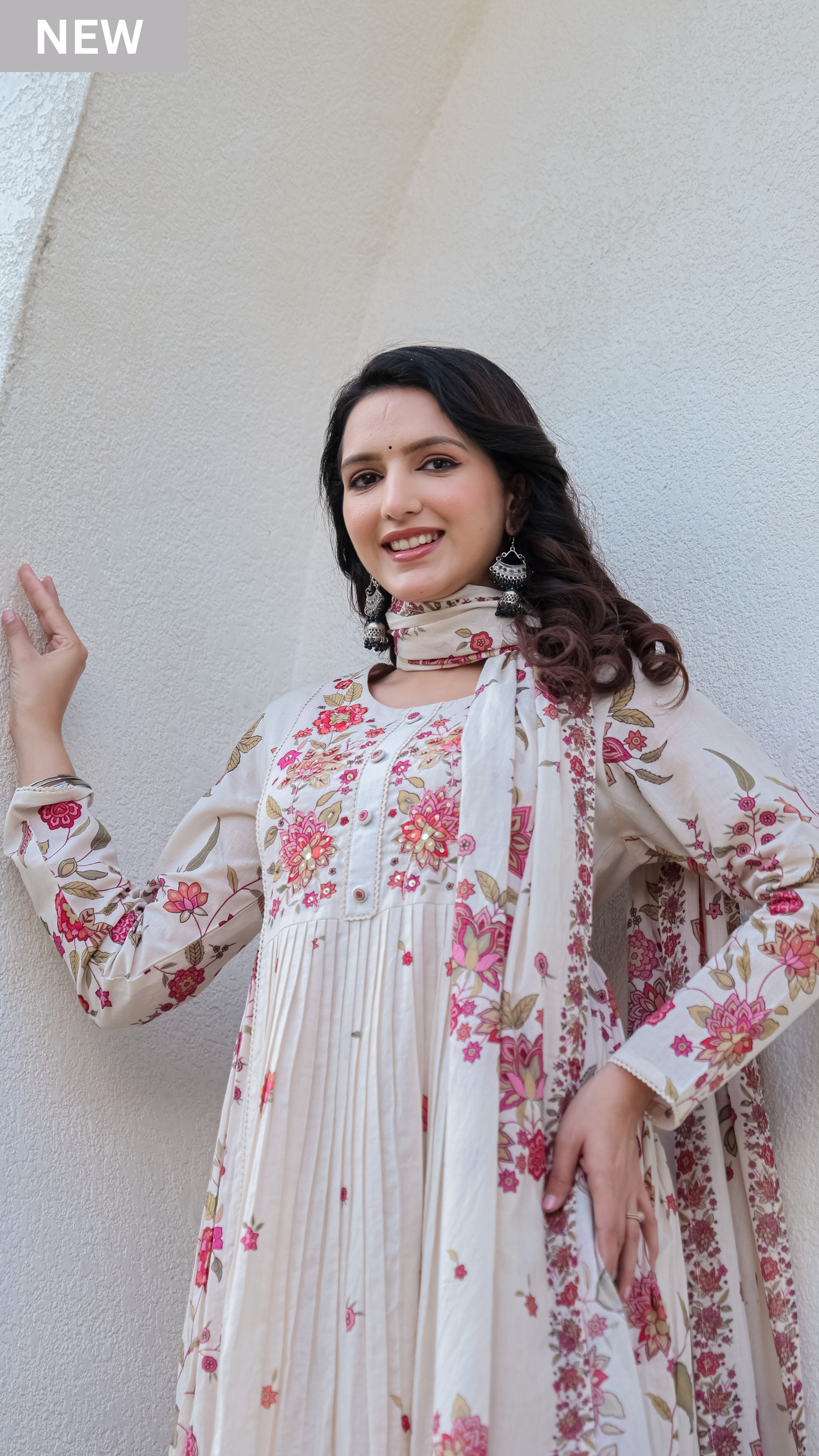 Peach Blossom Cotton Suit Set