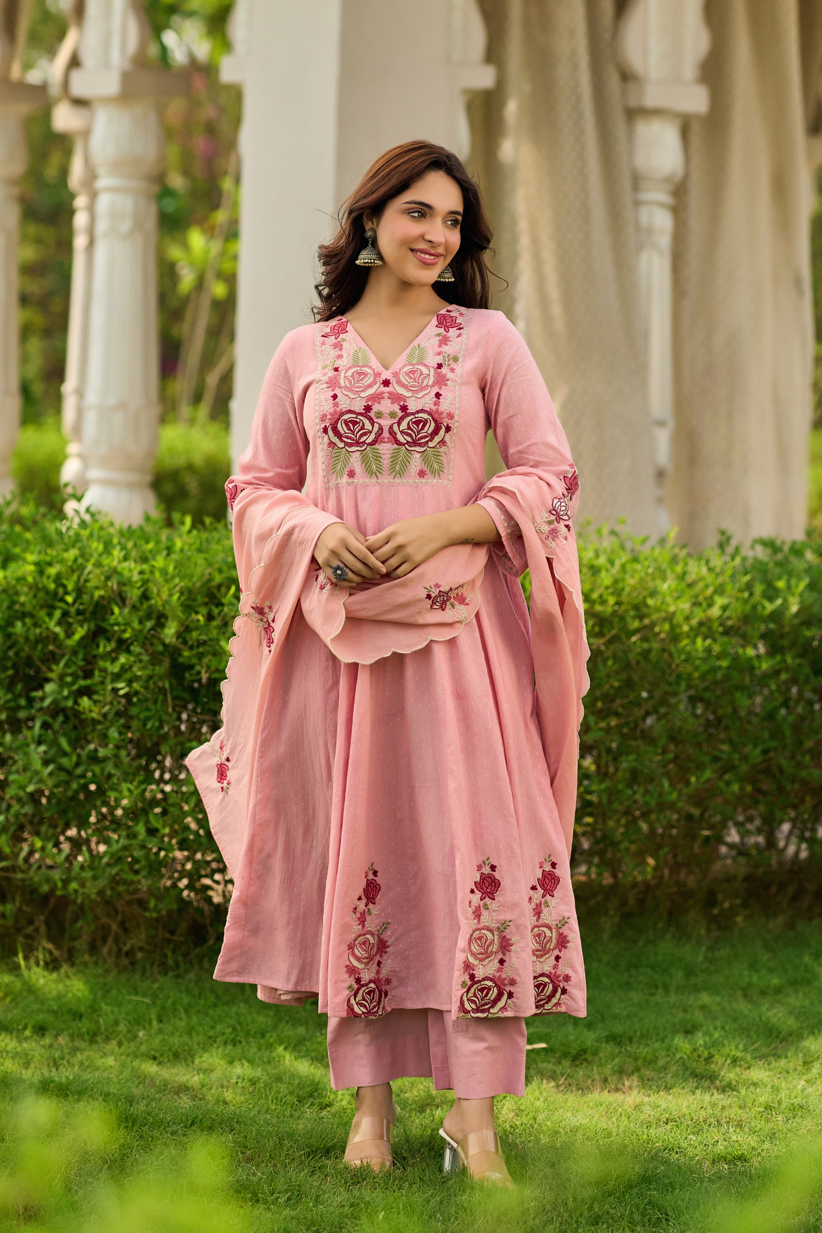 Pink Bloom Suit Set