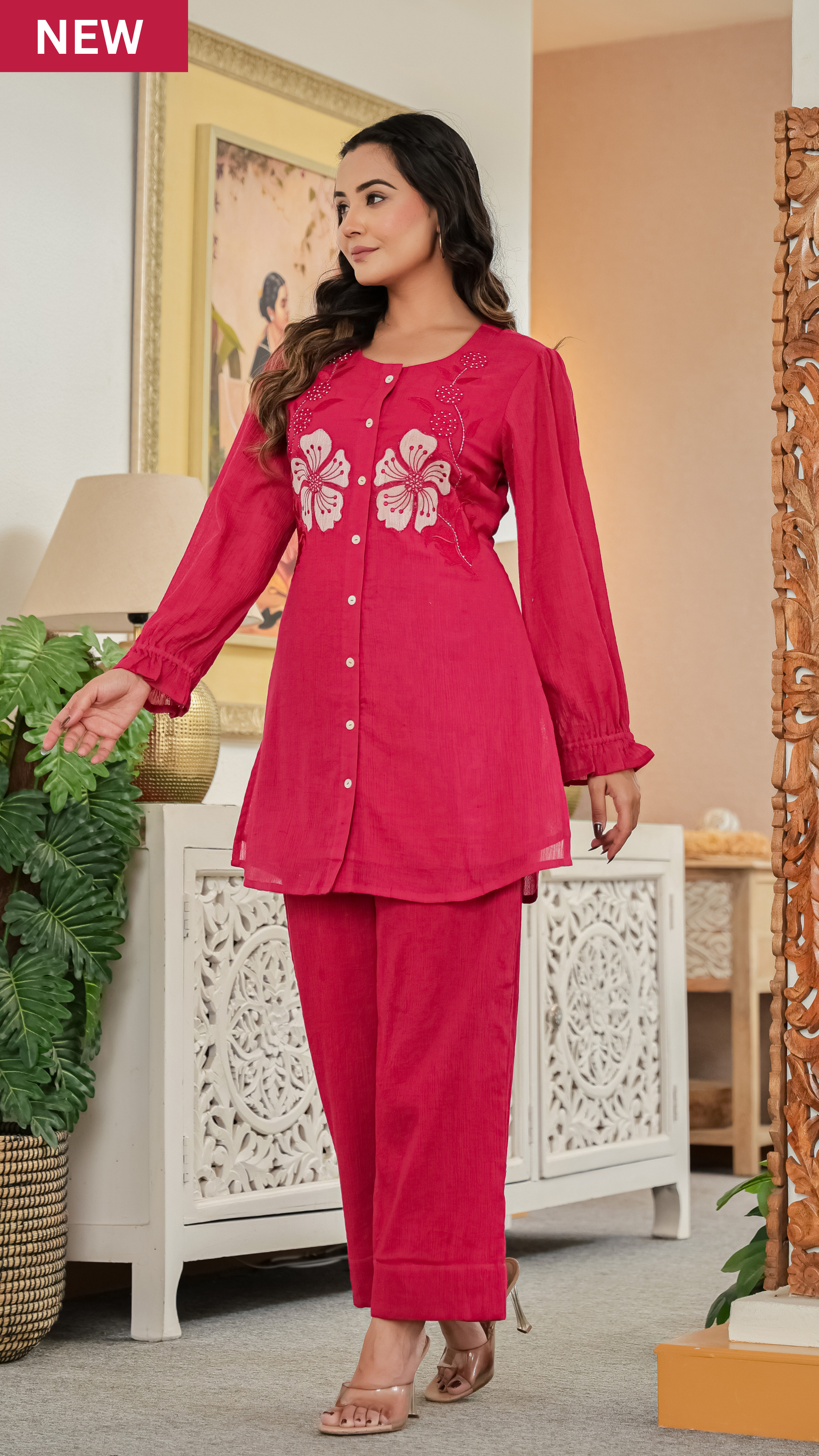 Cherry Bloom Co-ord Set