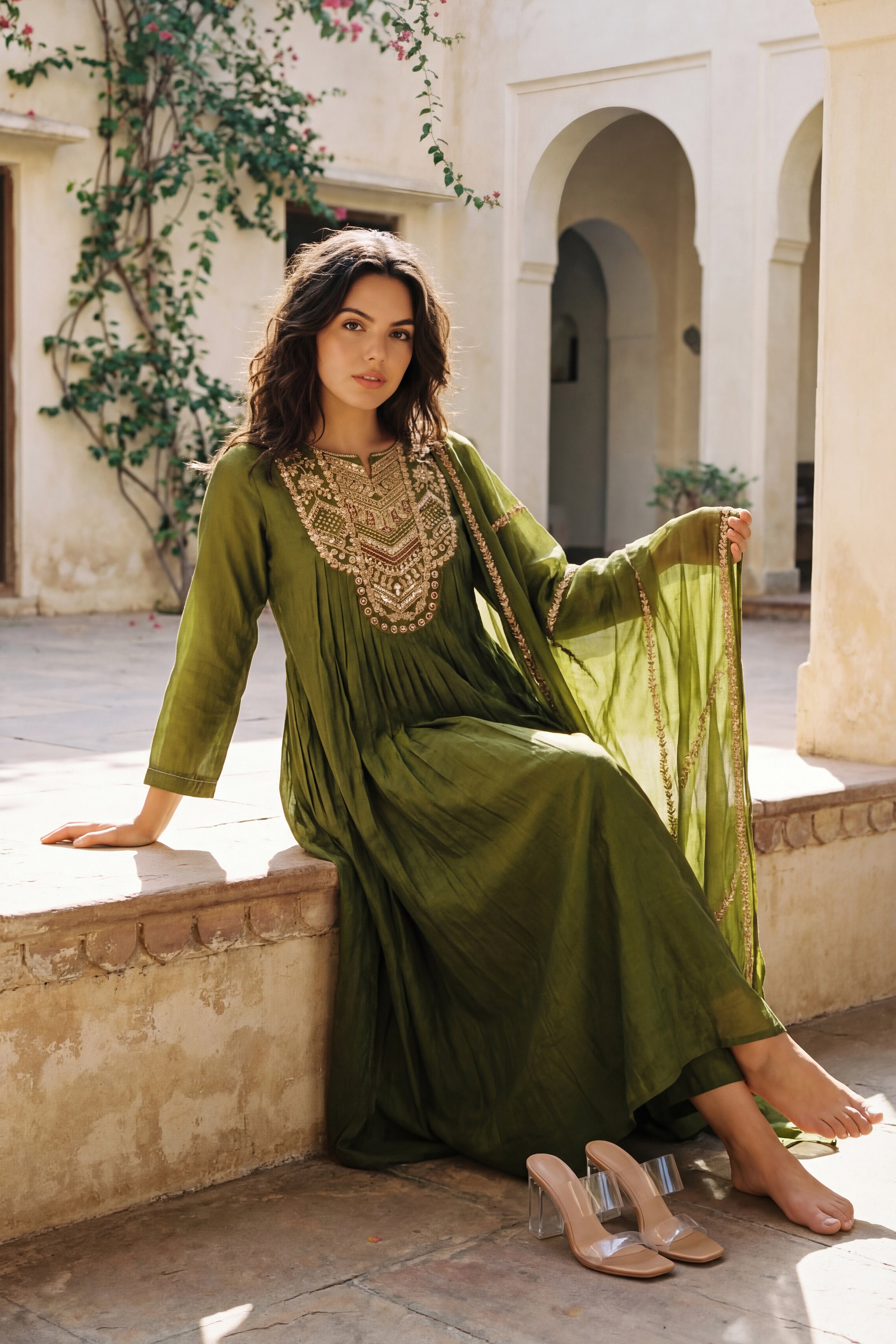 Olive Grace Mulberry Suit Set