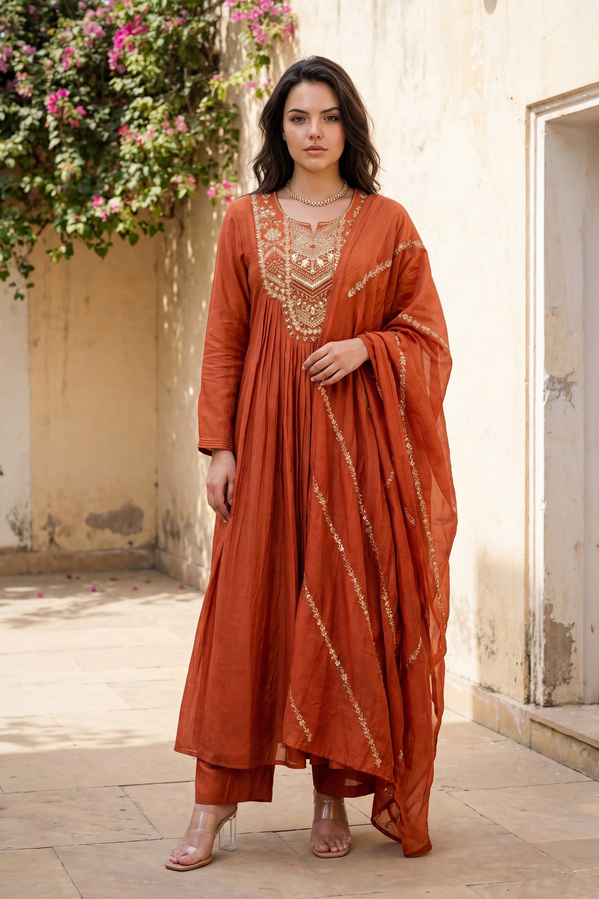Amber Aura Mulberry Suit Set