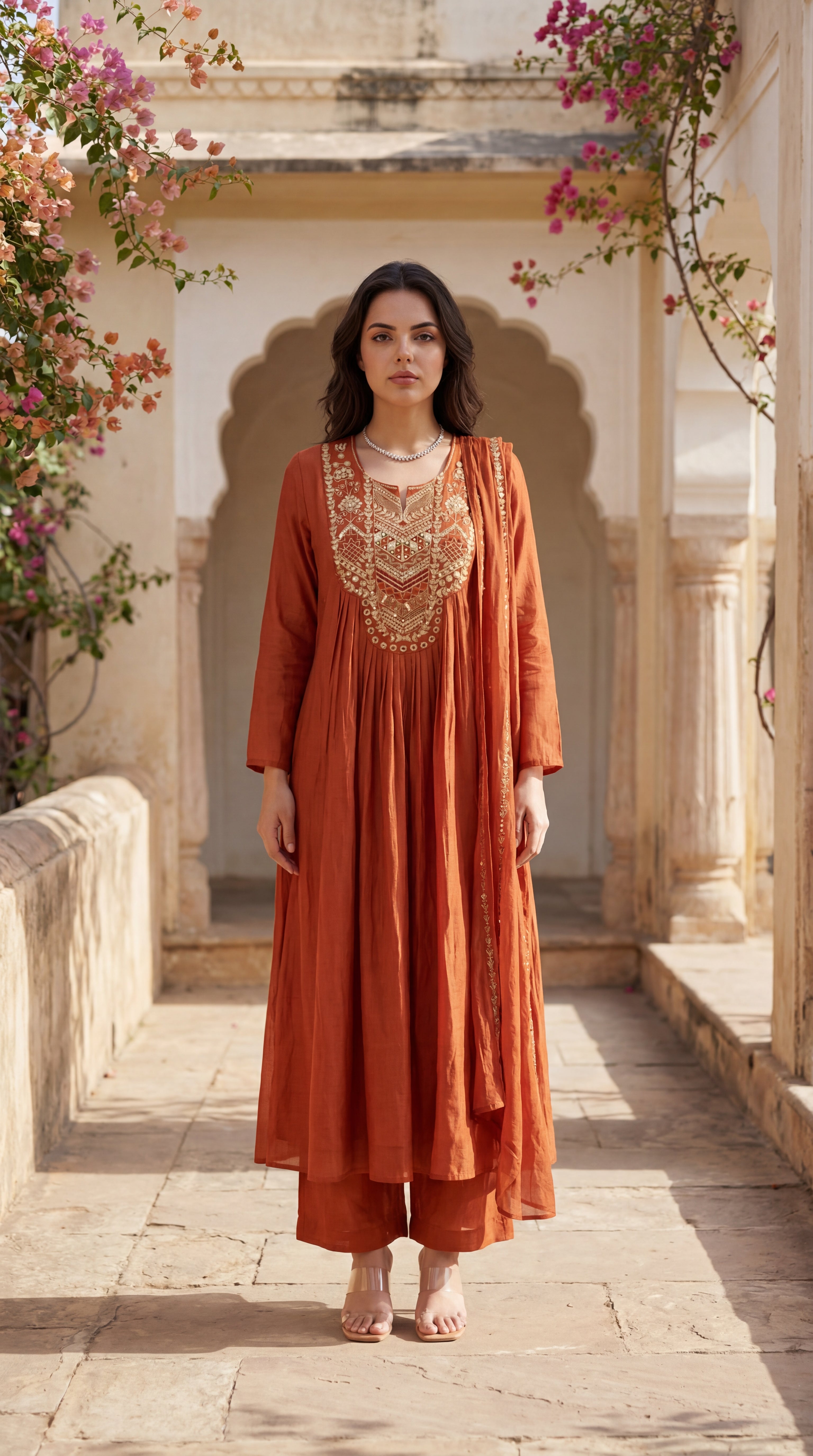 Amber Aura Mulberry Suit Set