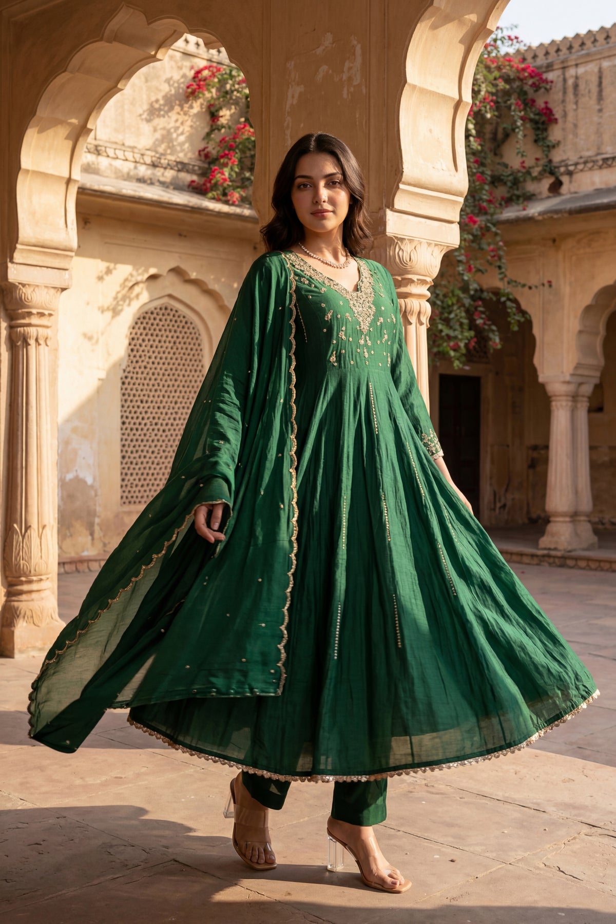 Forest Bloom Kurta Set