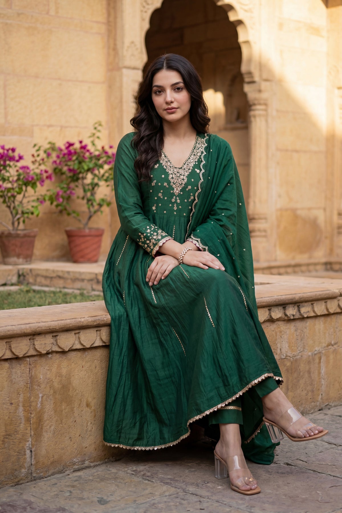 Forest Bloom Kurta Set