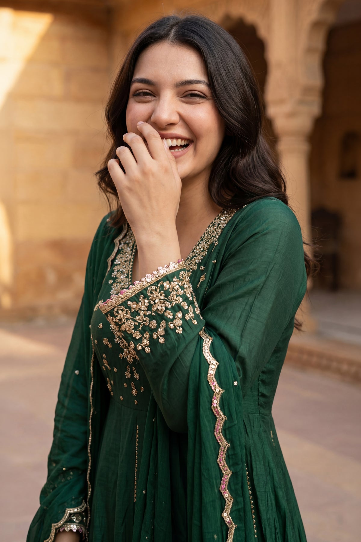 Forest Bloom Kurta Set