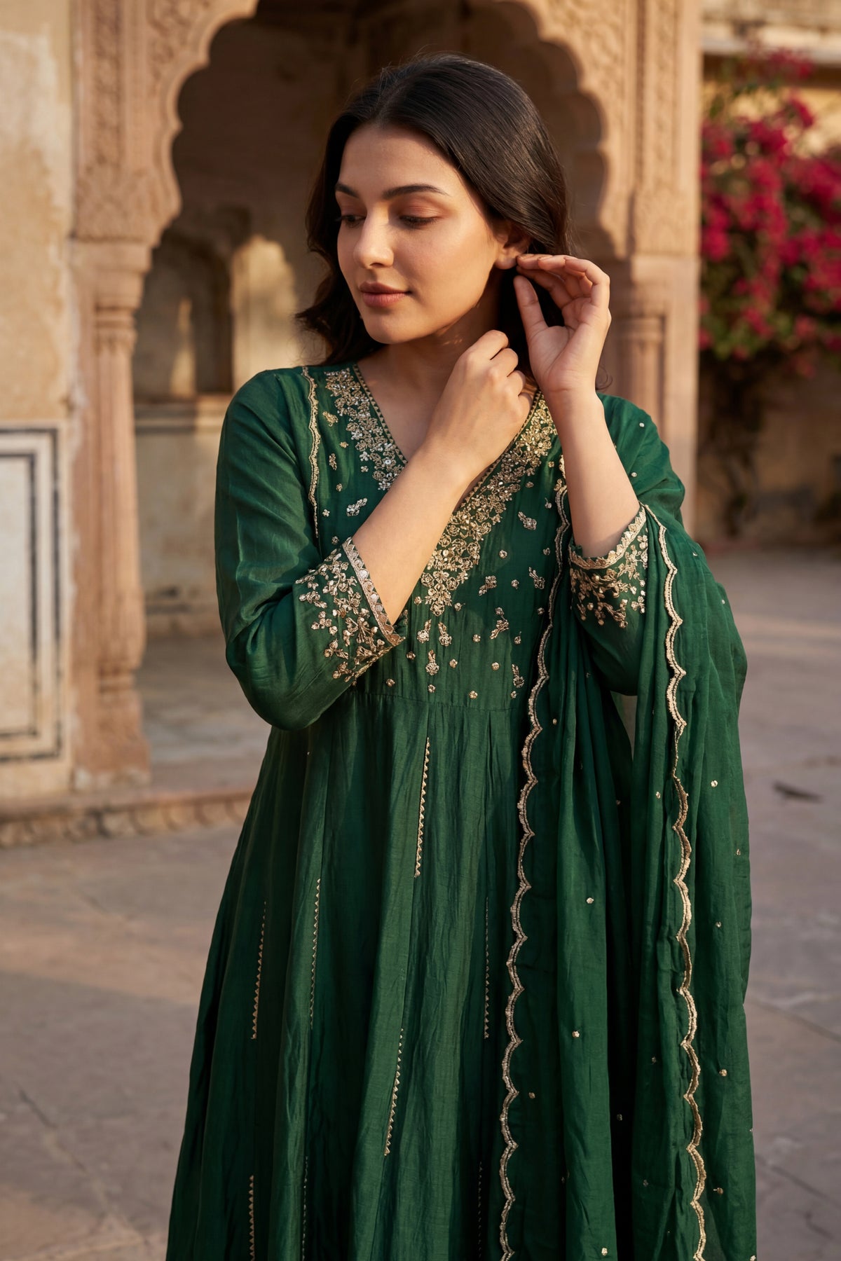 Forest Bloom Kurta Set