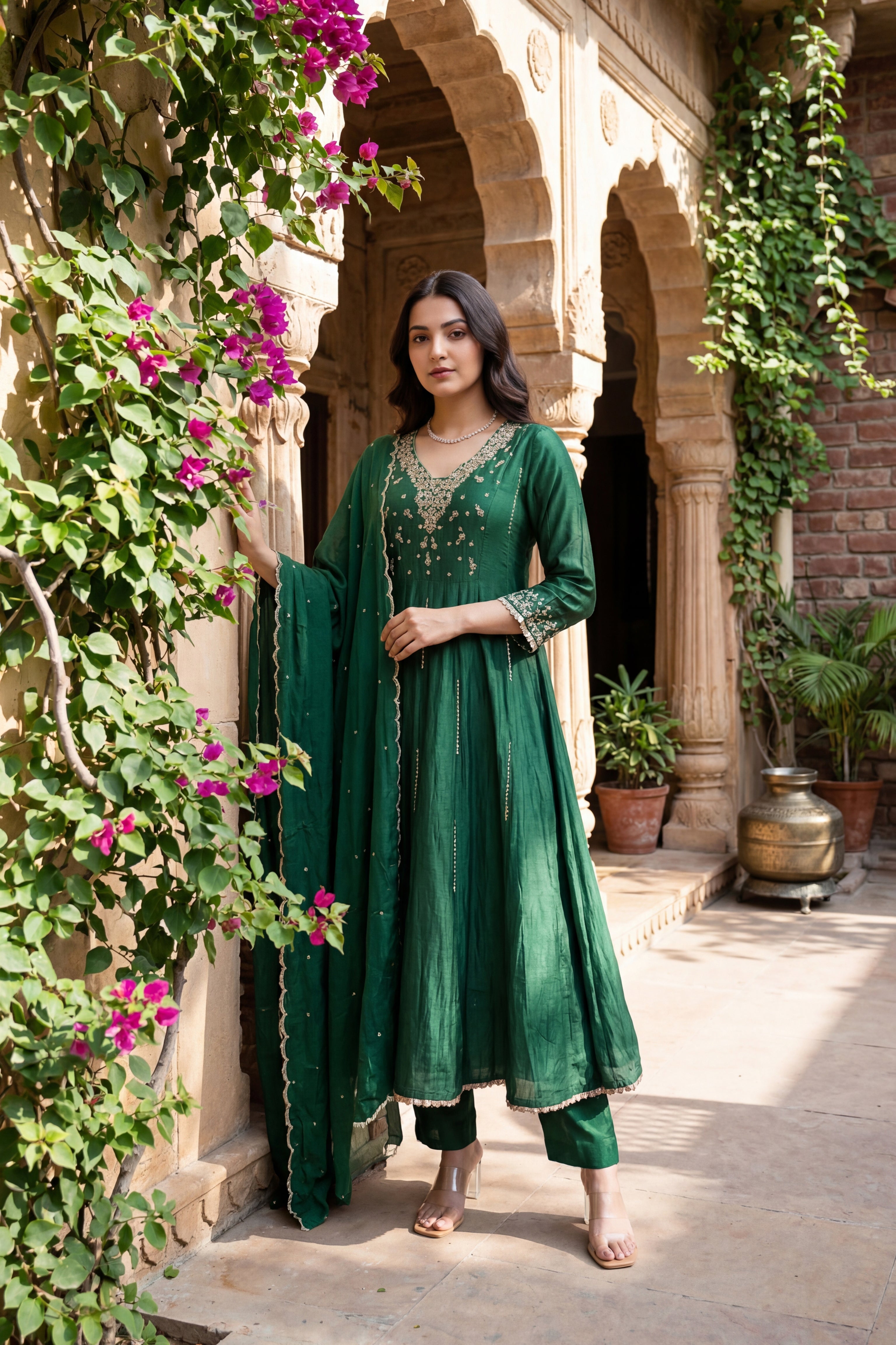 Forest Bloom Kurta Set