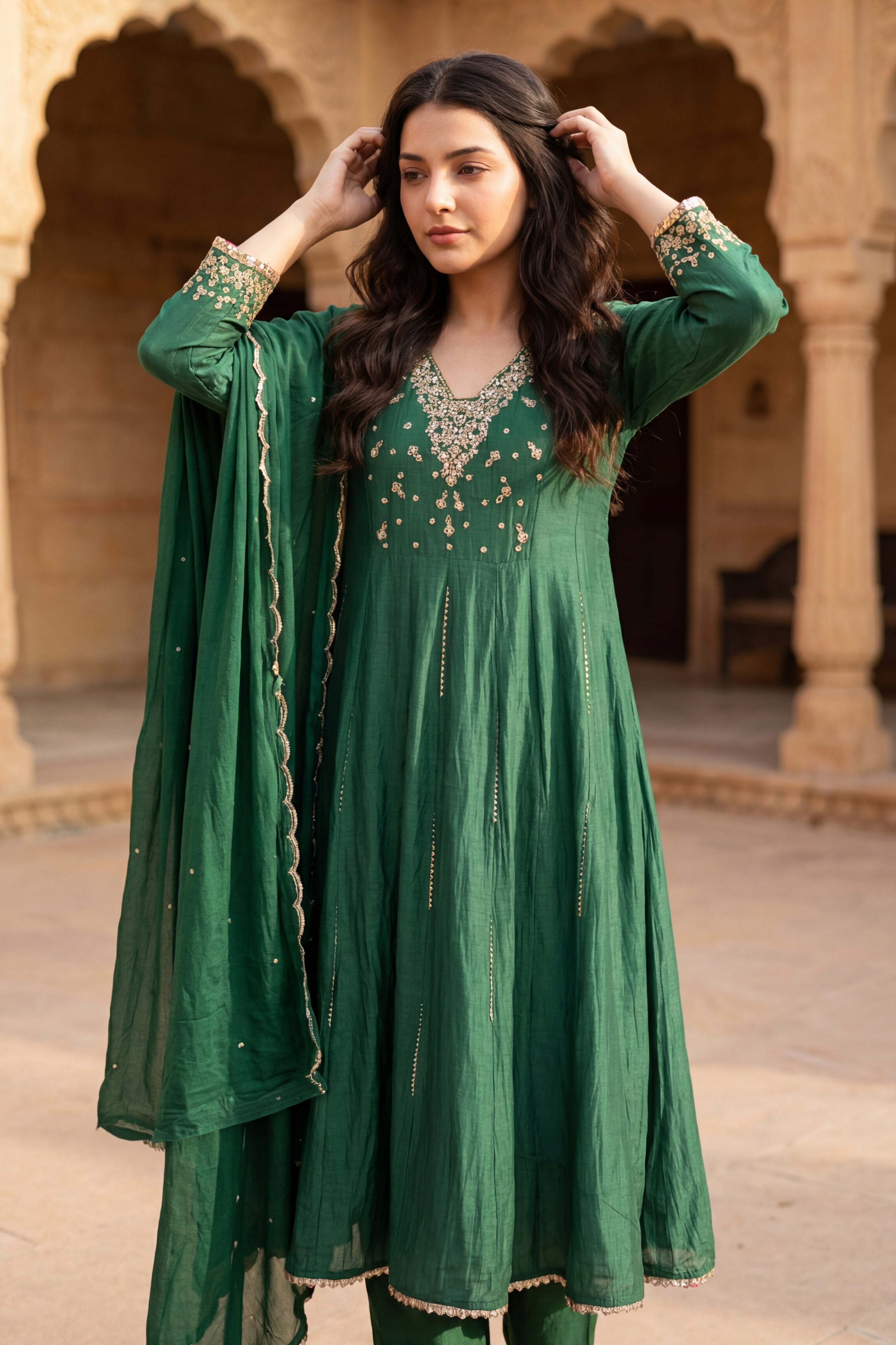 Forest Bloom Kurta Set