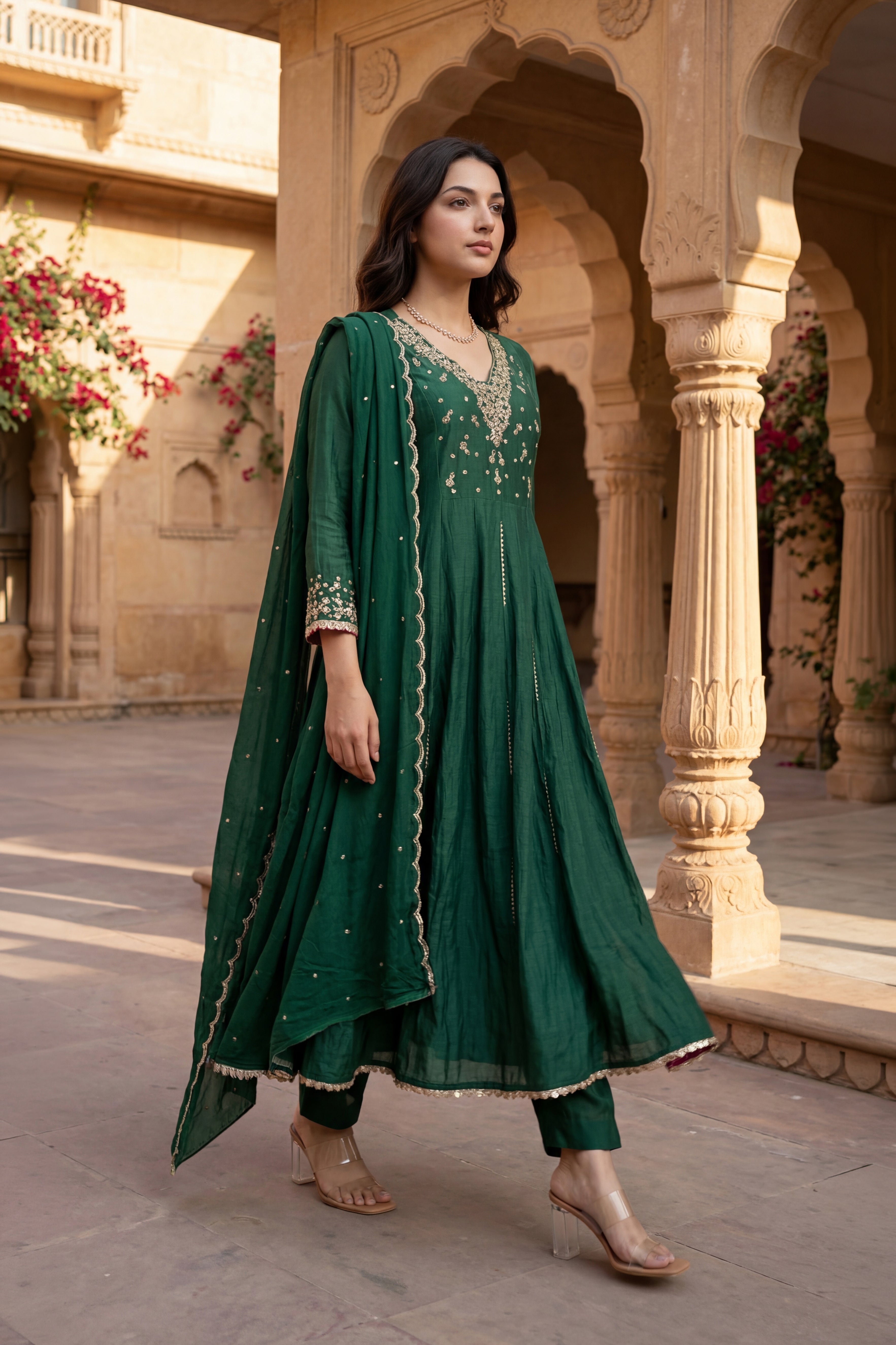 Forest Bloom Kurta Set