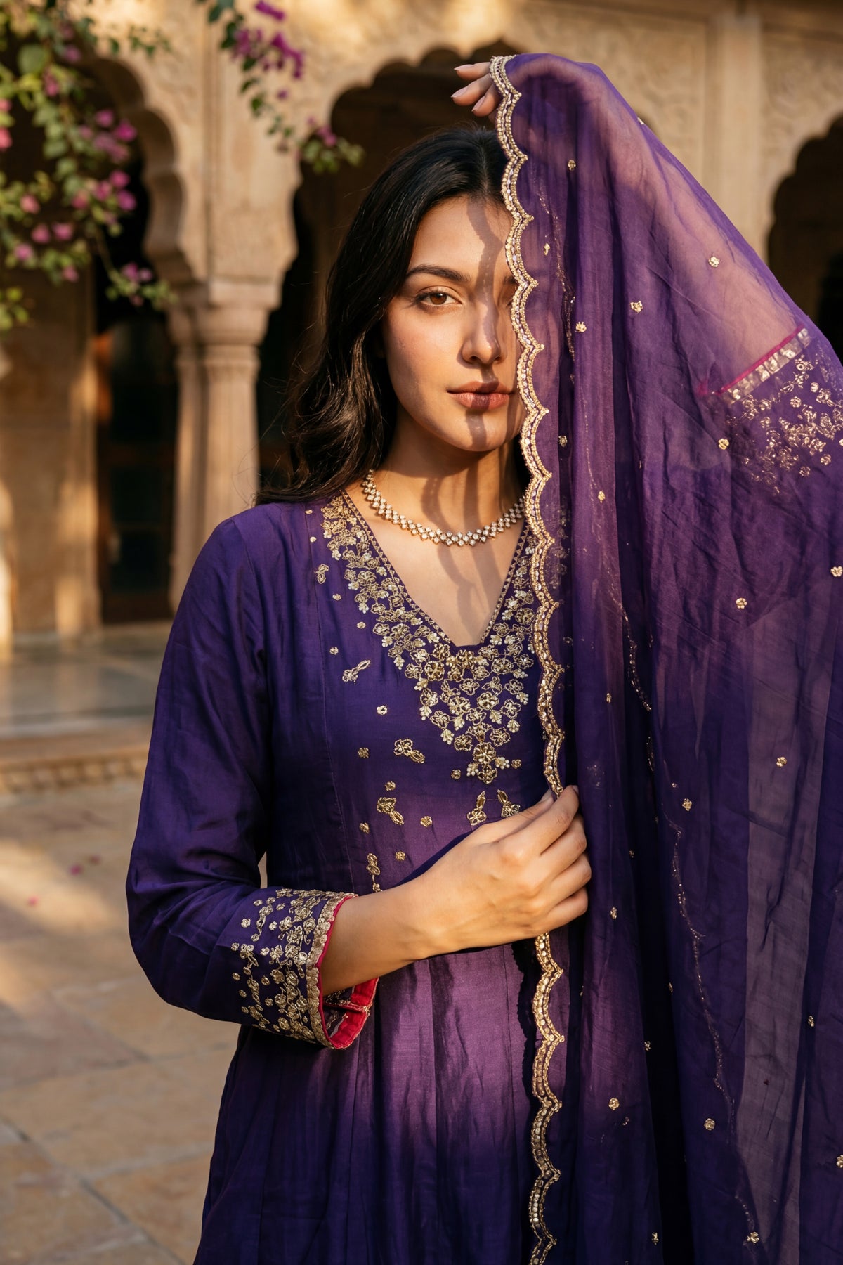 Regal Berry Kurta Set