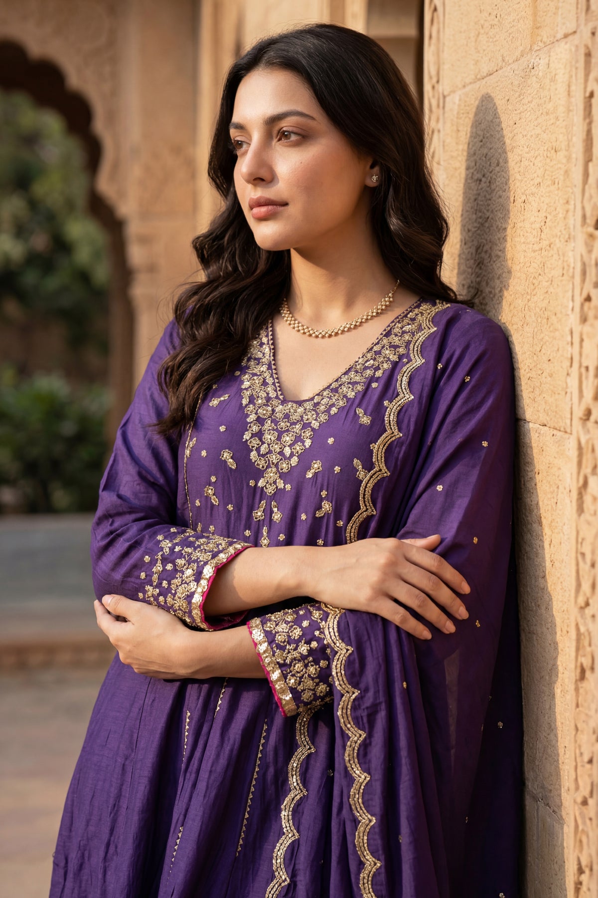 Regal Berry Kurta Set