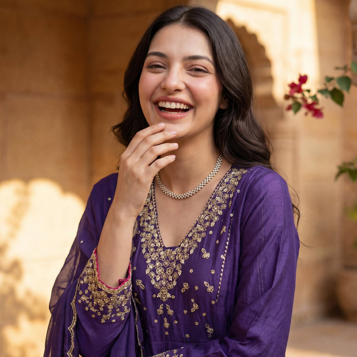 Regal Berry Kurta Set