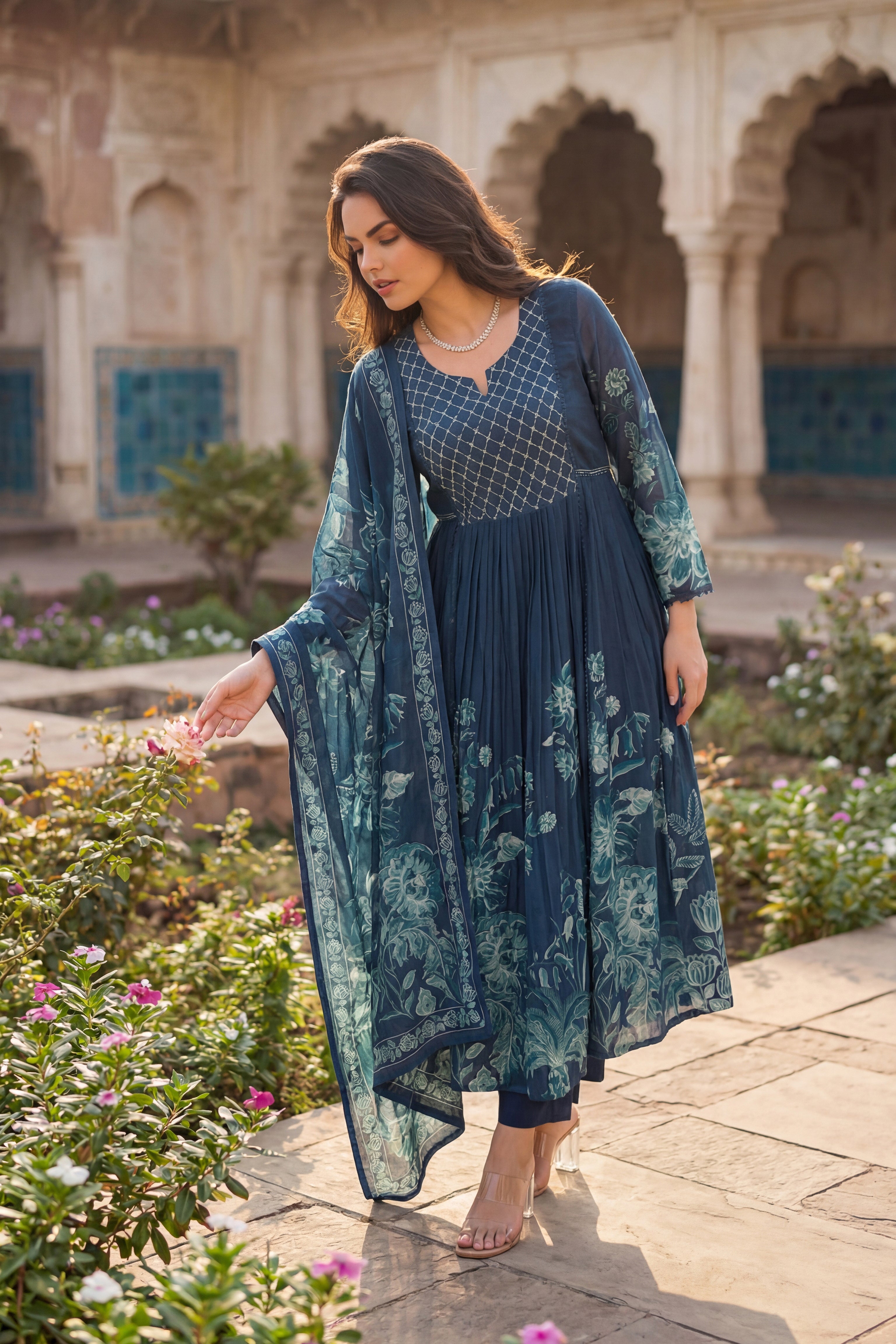 Botanic Jute Cordset - View 10 - Ethnic Wear by Aykaa