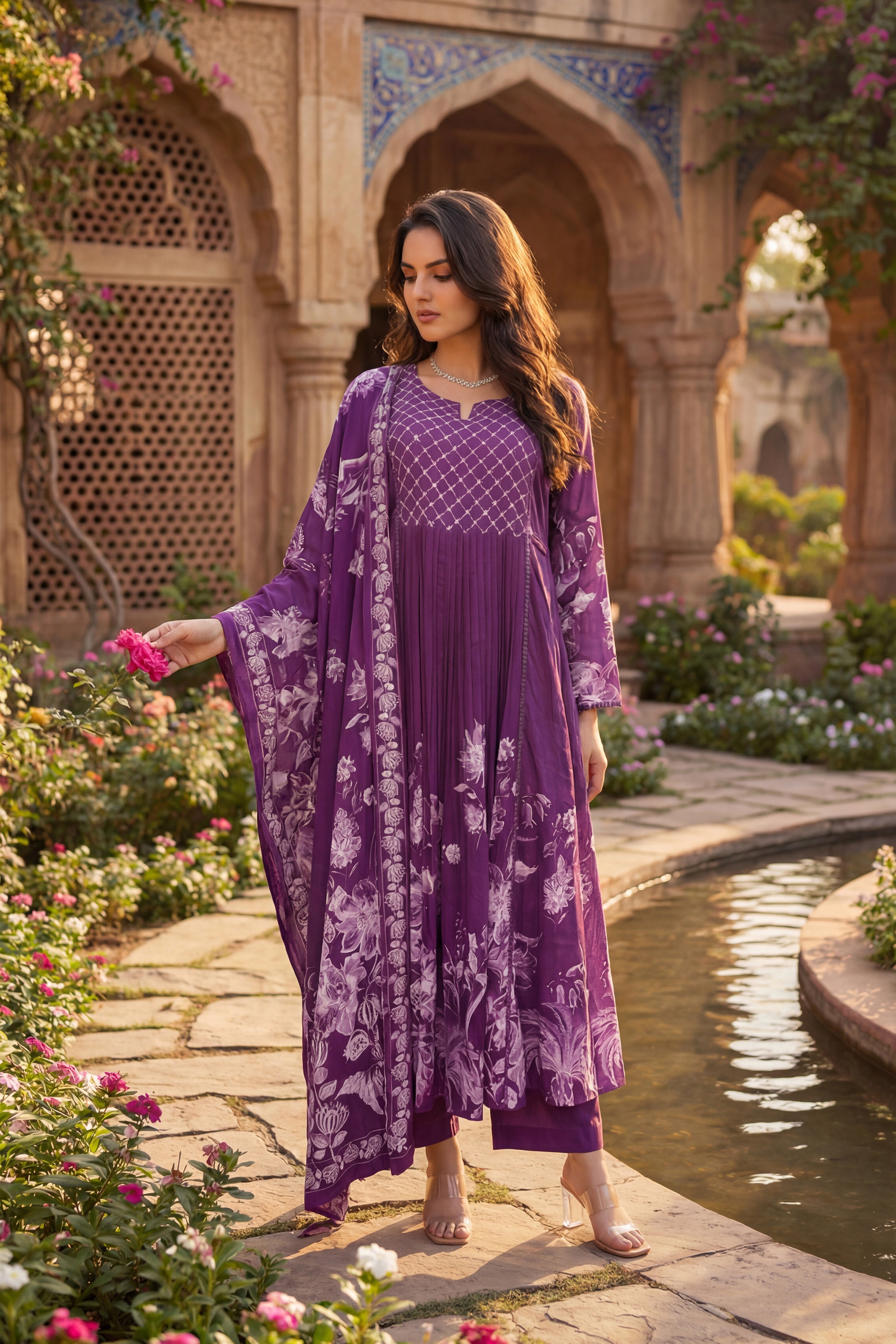 Royal Amethyst Kurta Set