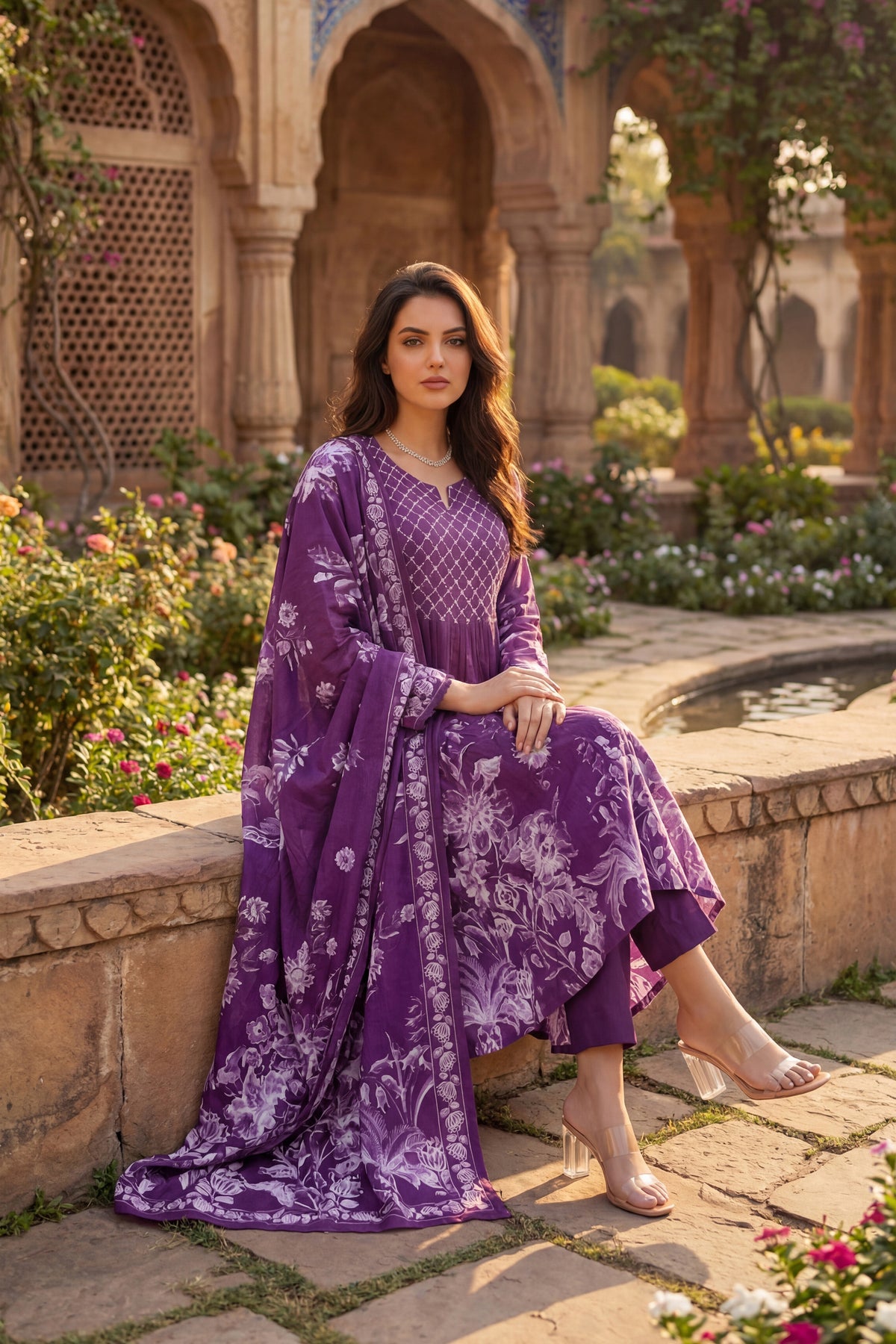 Royal Amethyst Kurta Set