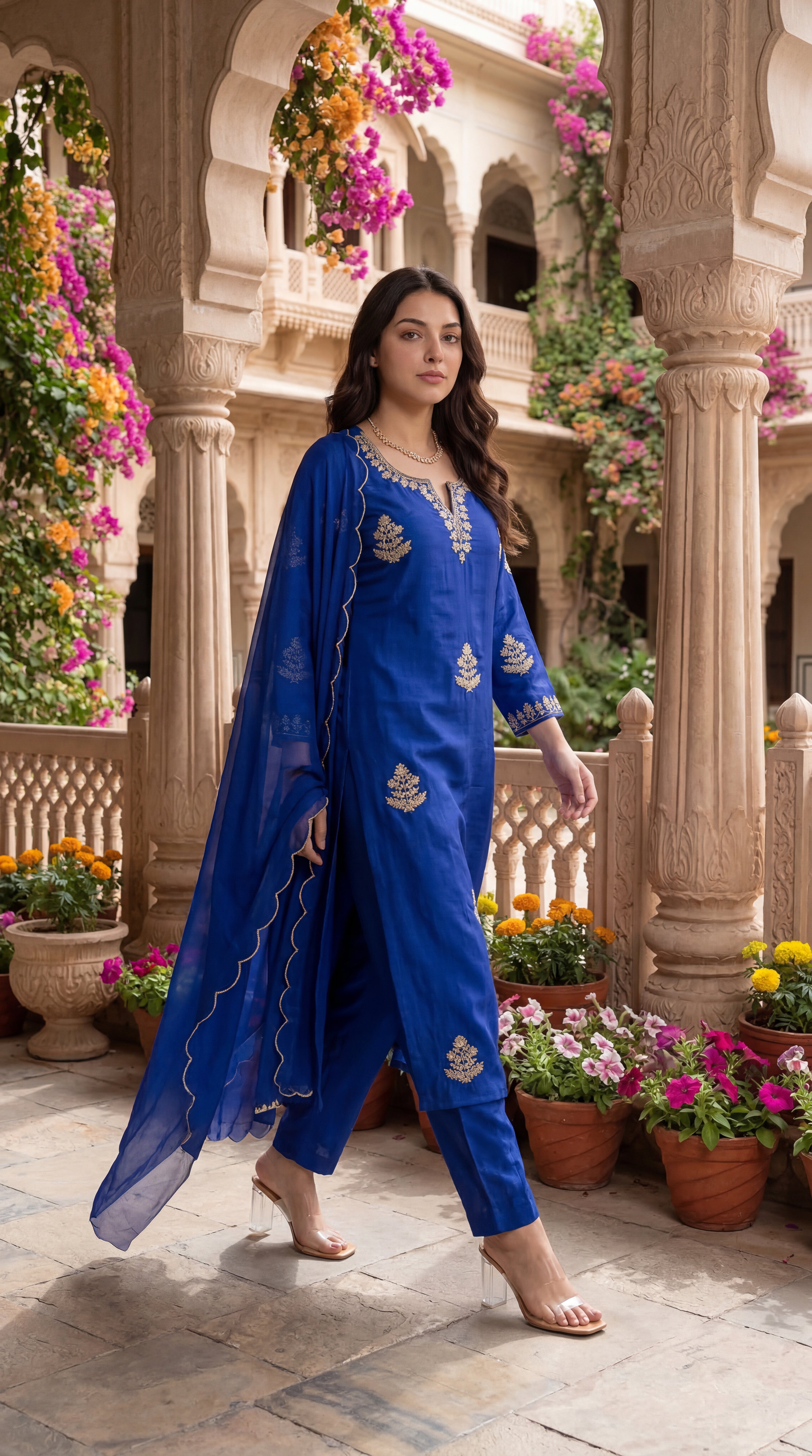 Royal Sapphire Suit Set