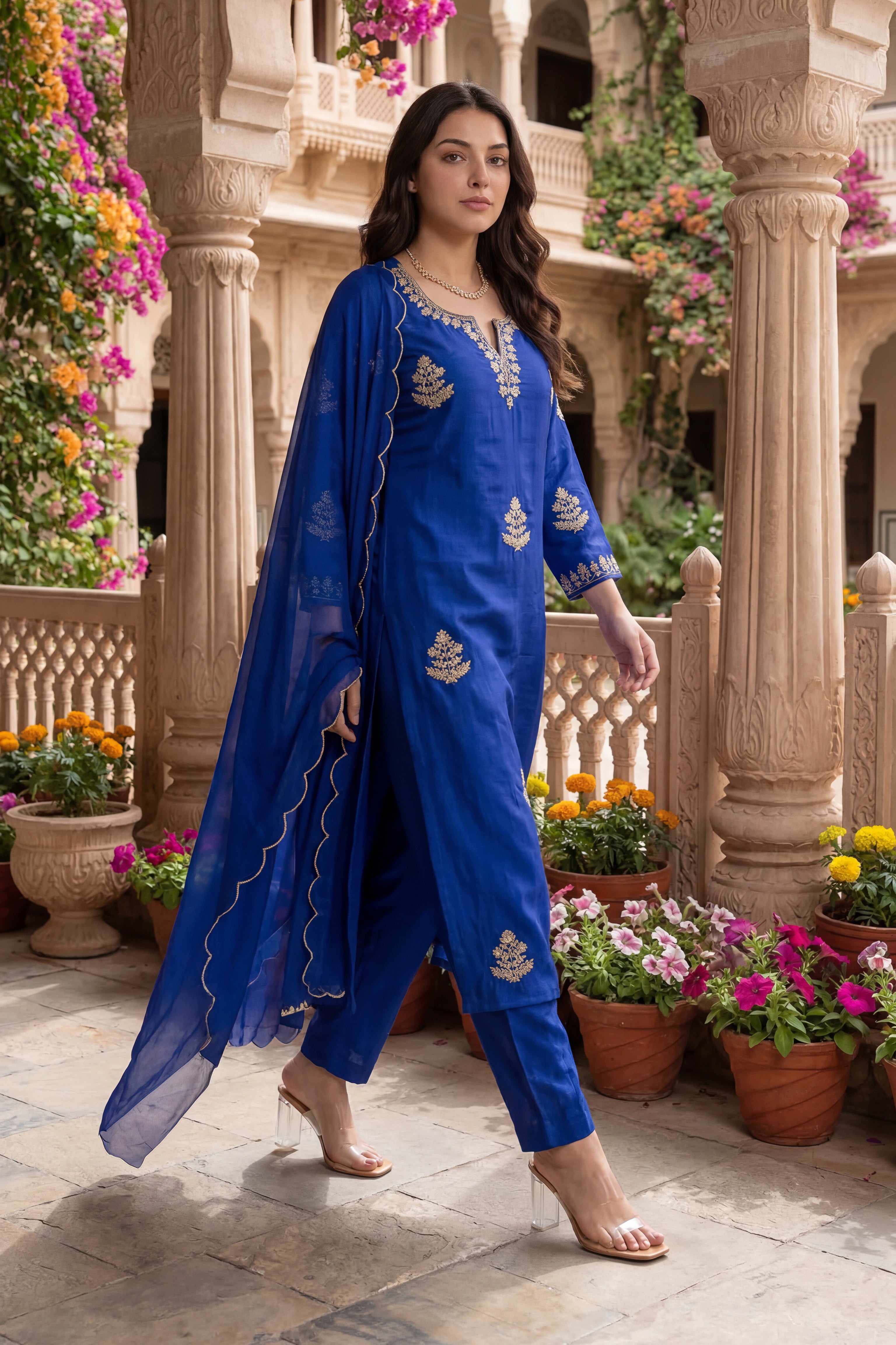 Royal Sapphire Suit Set