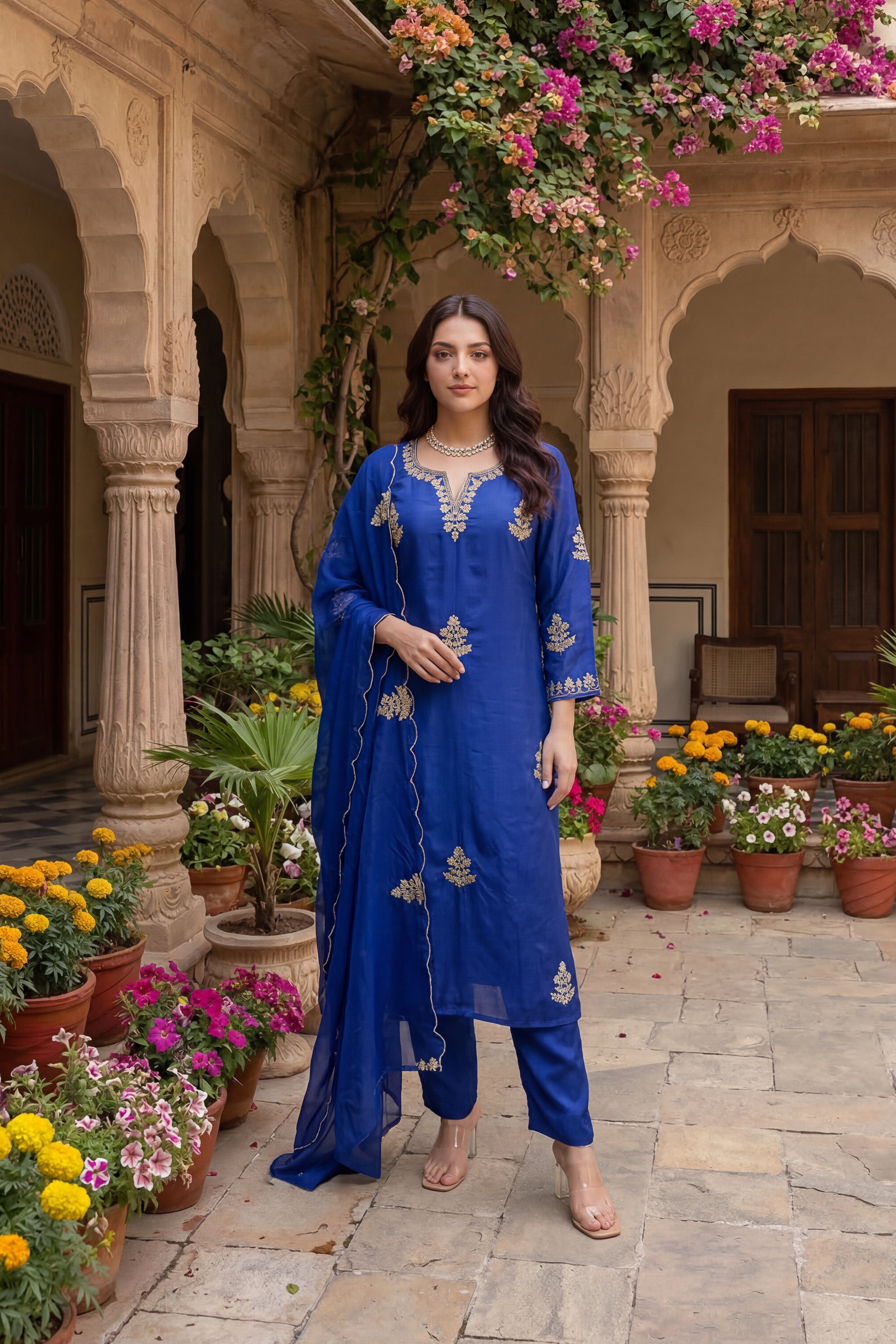 Royal Sapphire Suit Set