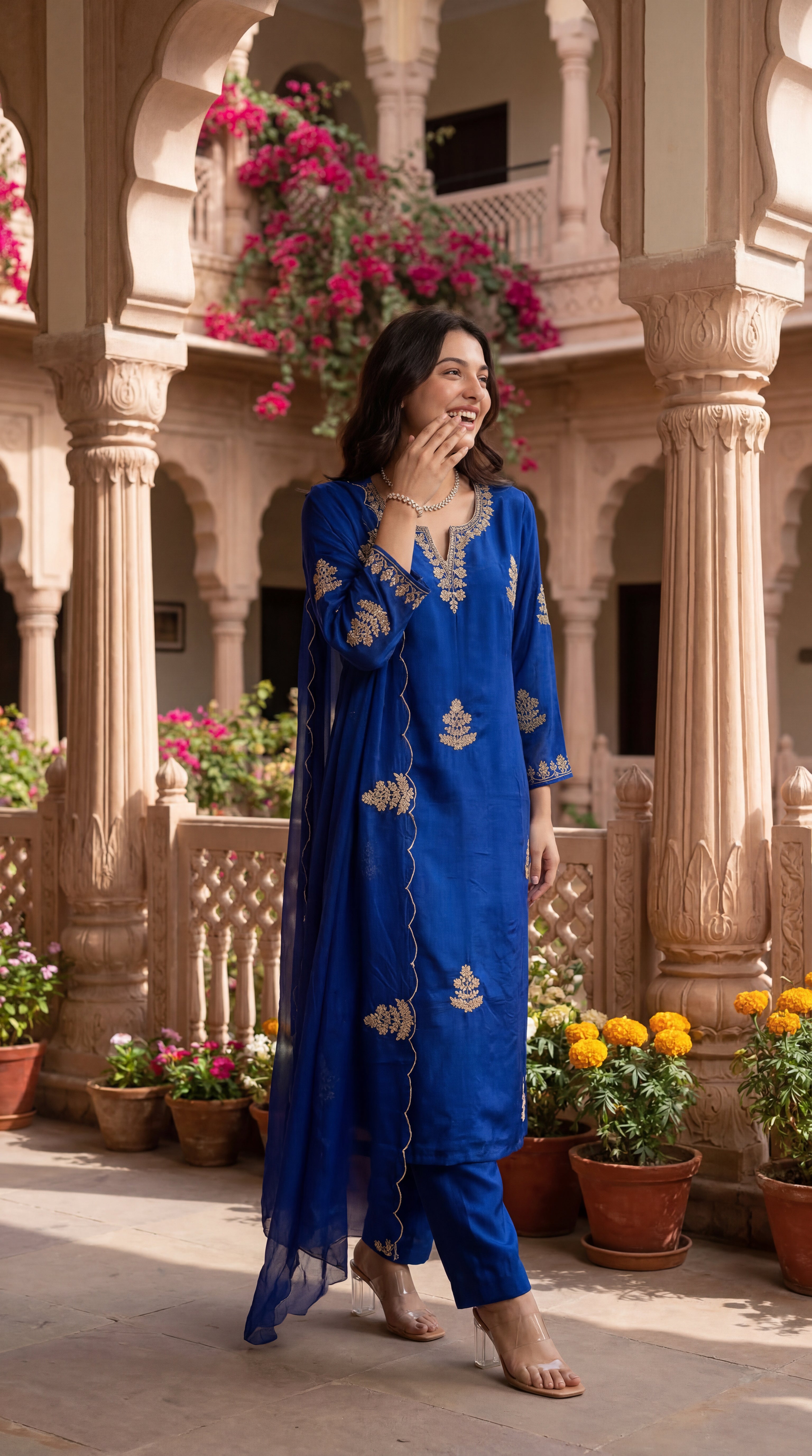 Royal Sapphire Suit Set