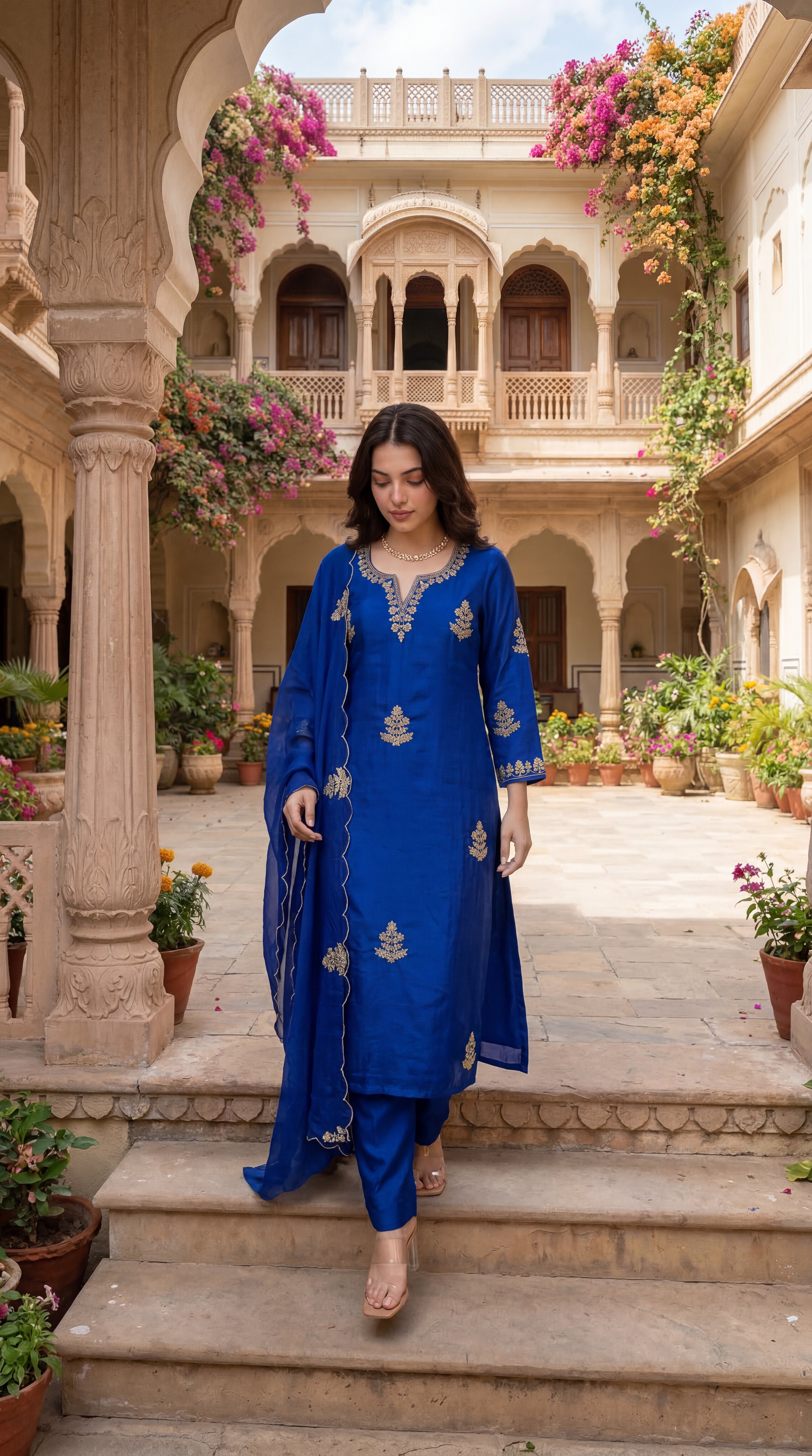 Royal Sapphire Suit Set