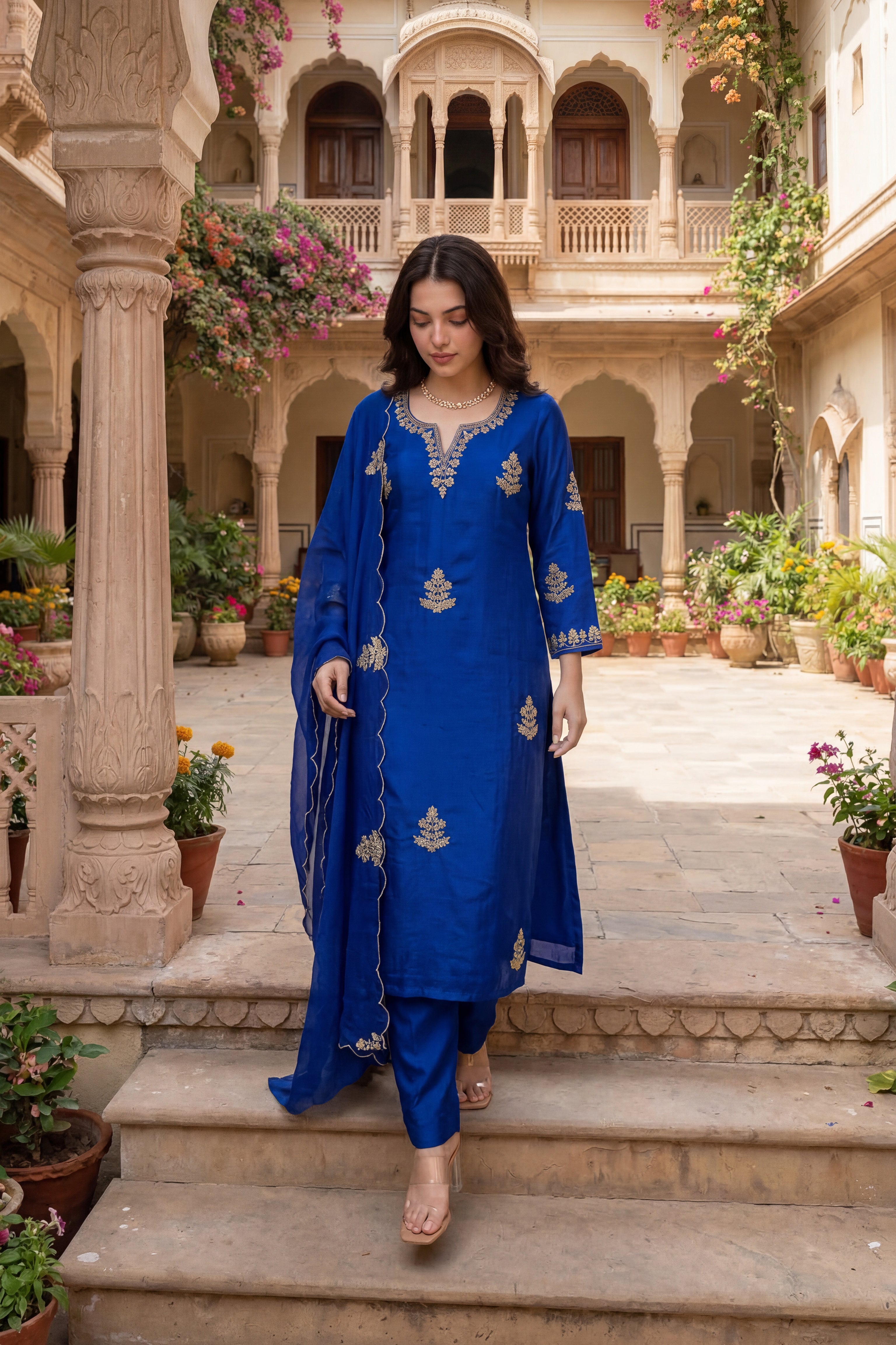 Royal Sapphire Suit Set