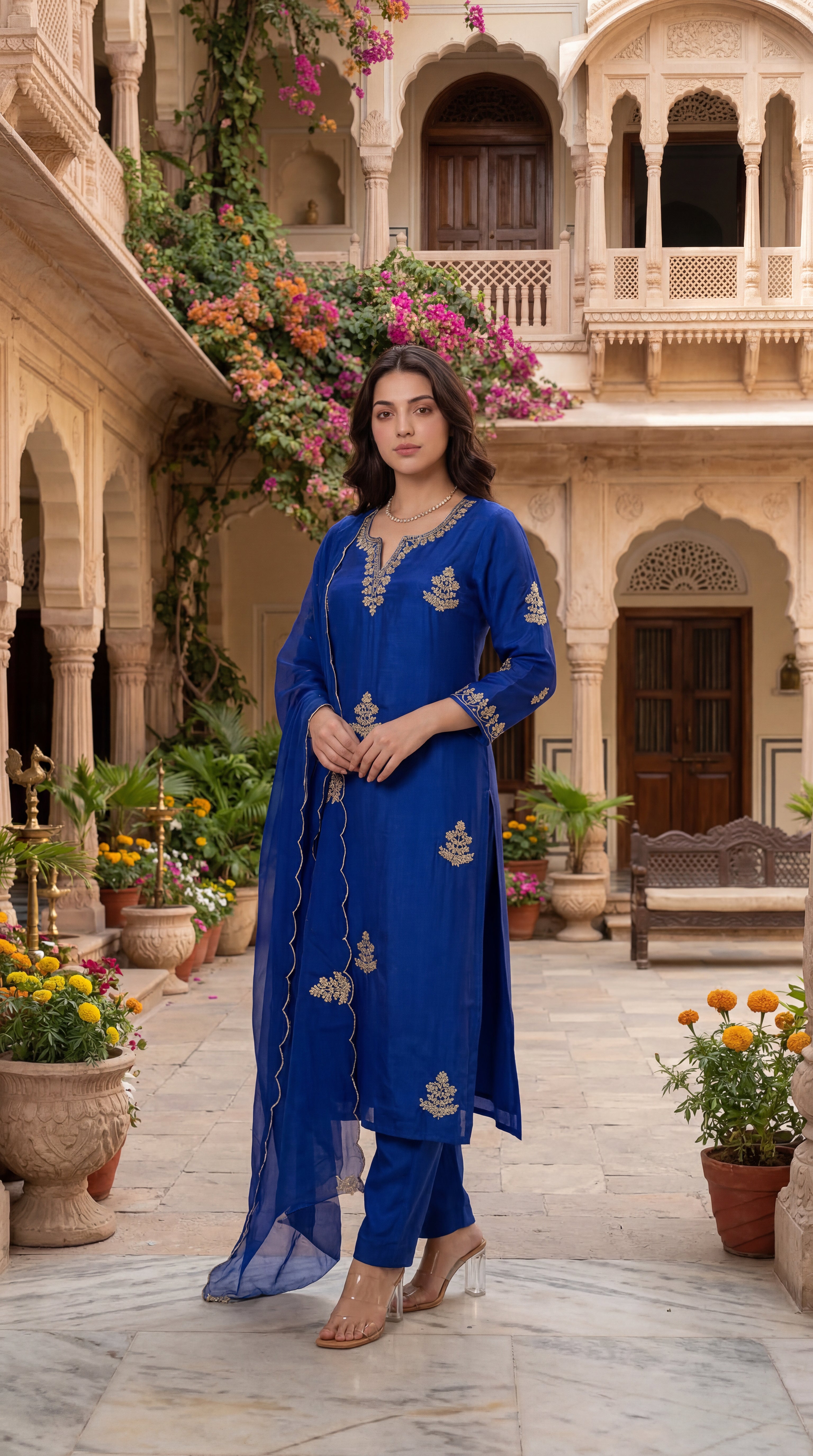 Royal Sapphire Suit Set