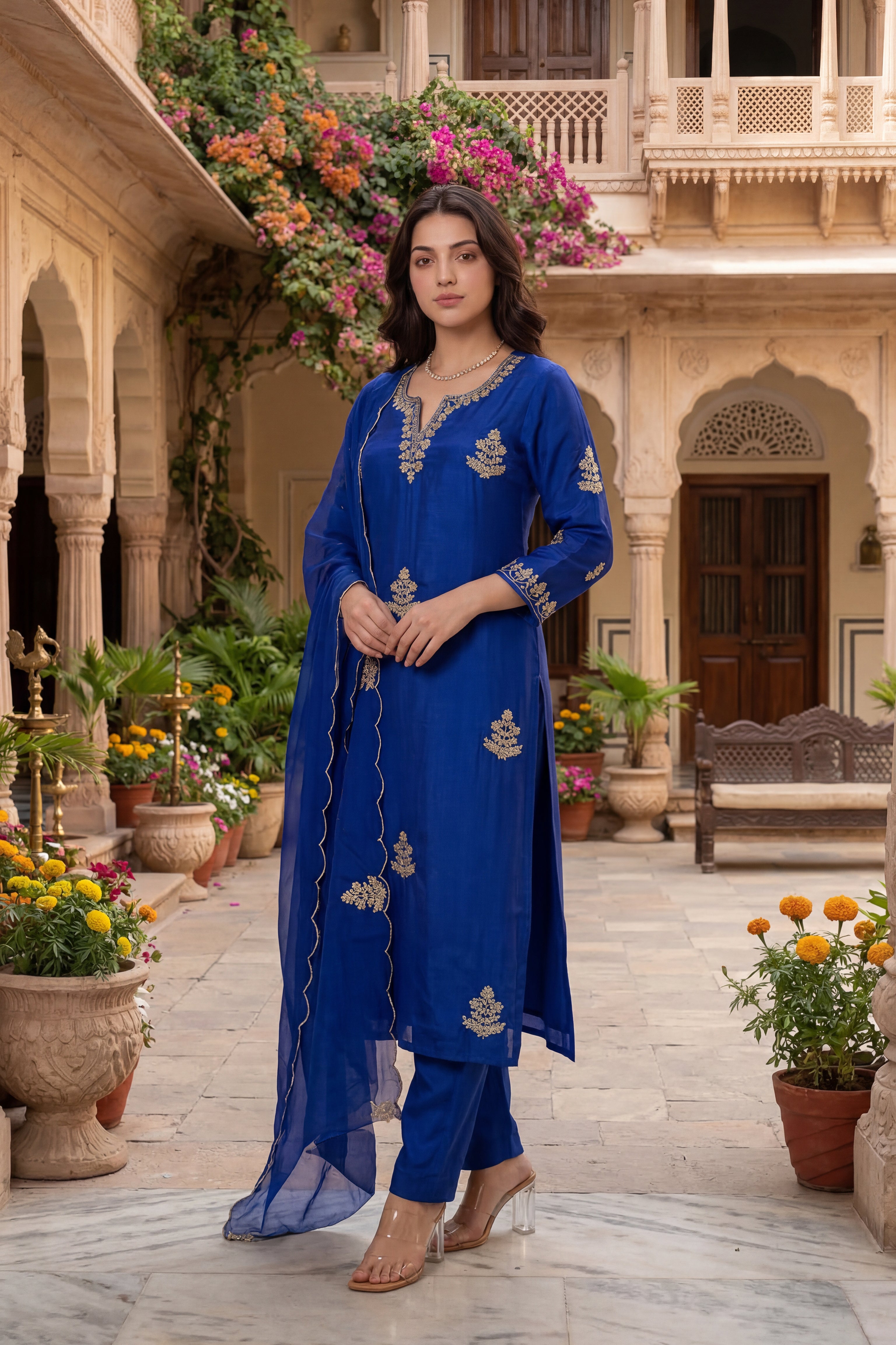 Royal Sapphire Suit Set