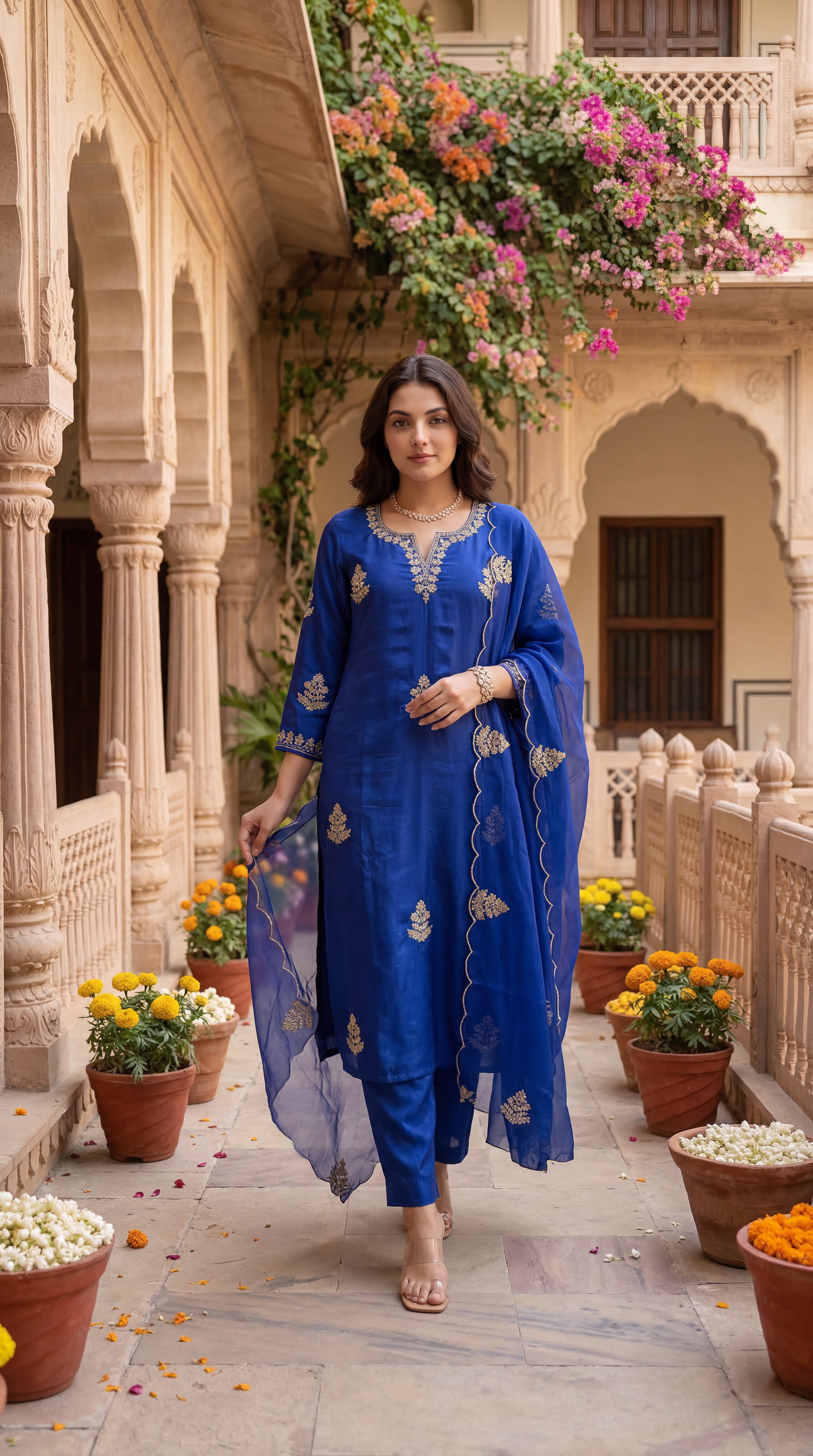 Royal Sapphire Suit Set