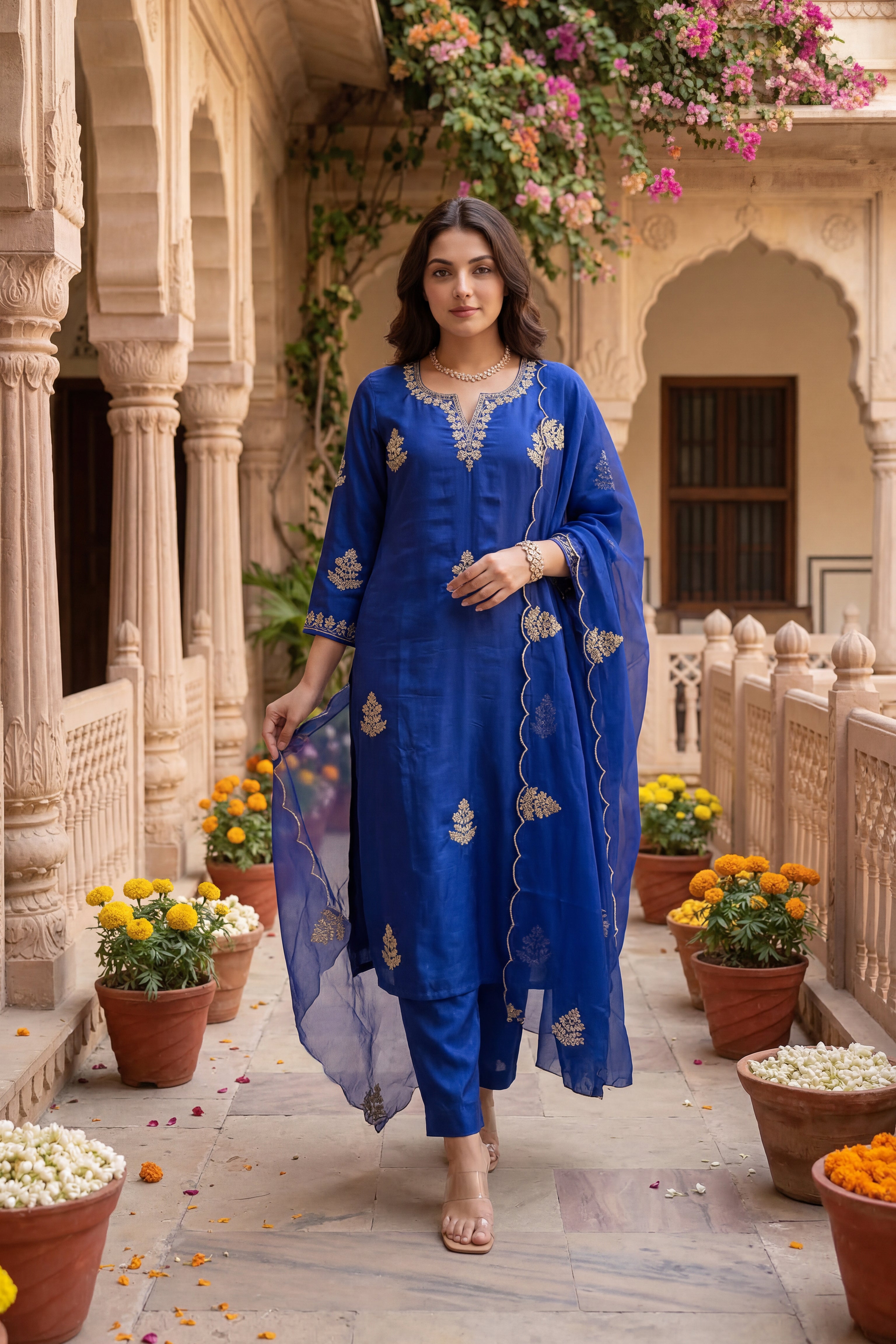 Royal Sapphire Suit Set