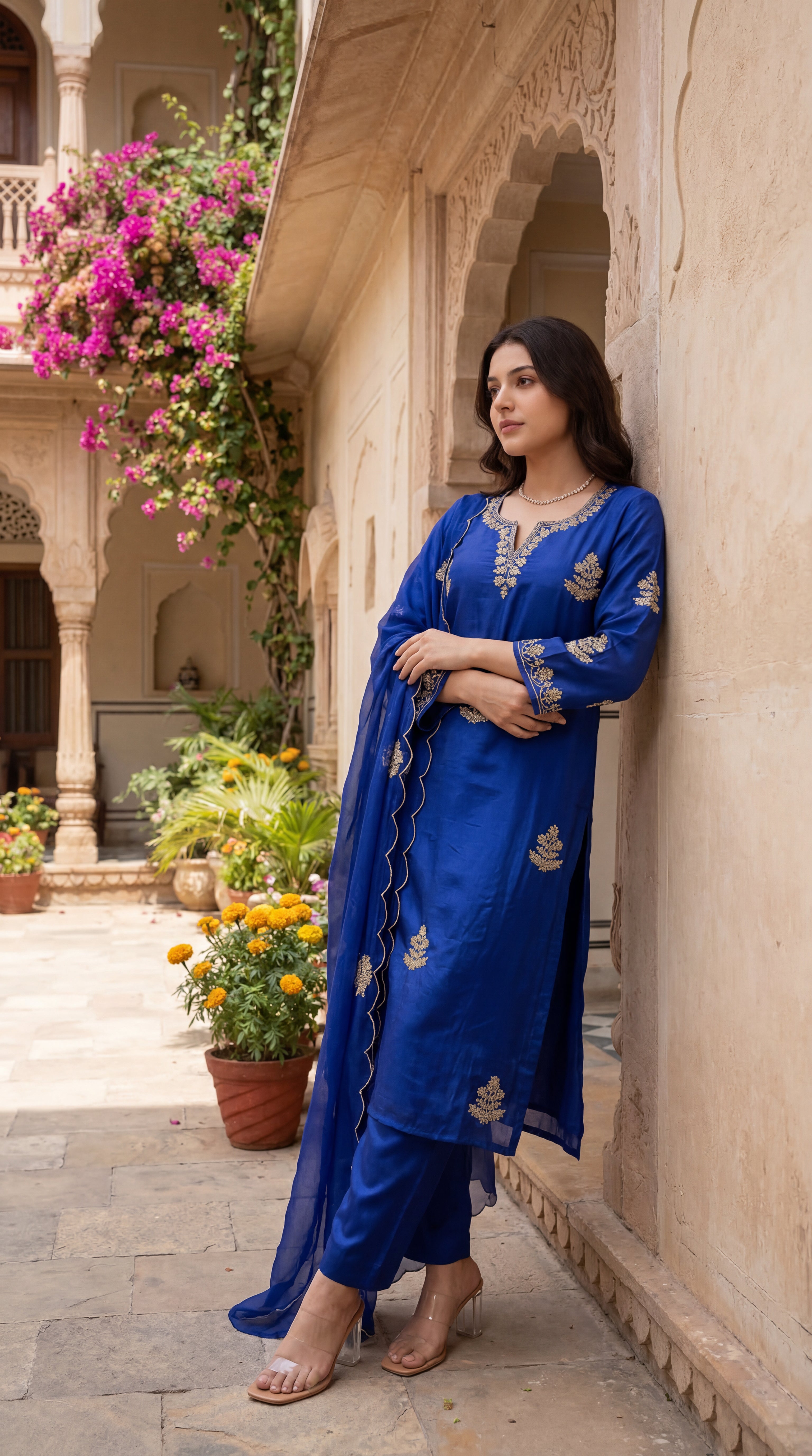 Royal Sapphire Suit Set