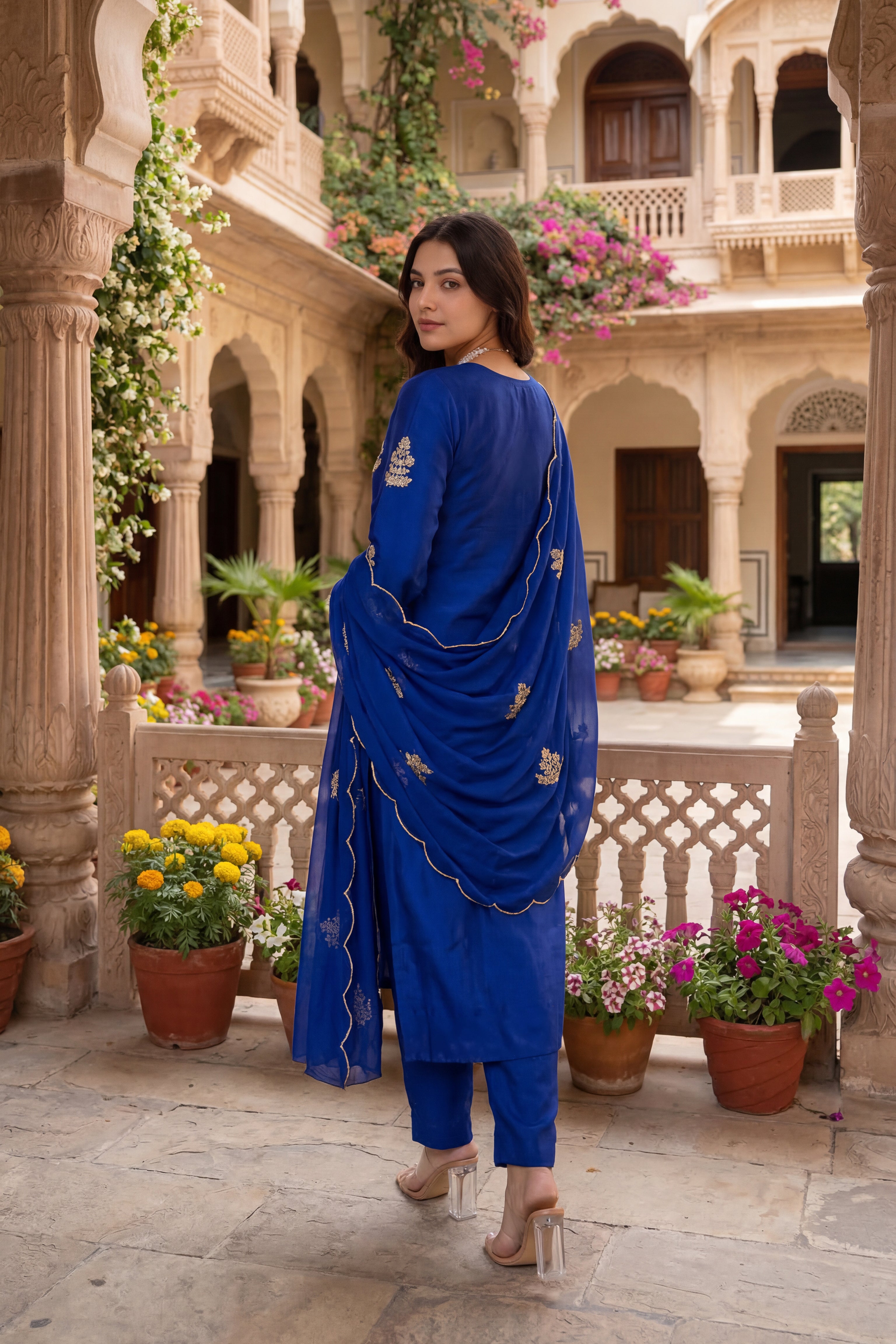 Royal Sapphire Suit Set