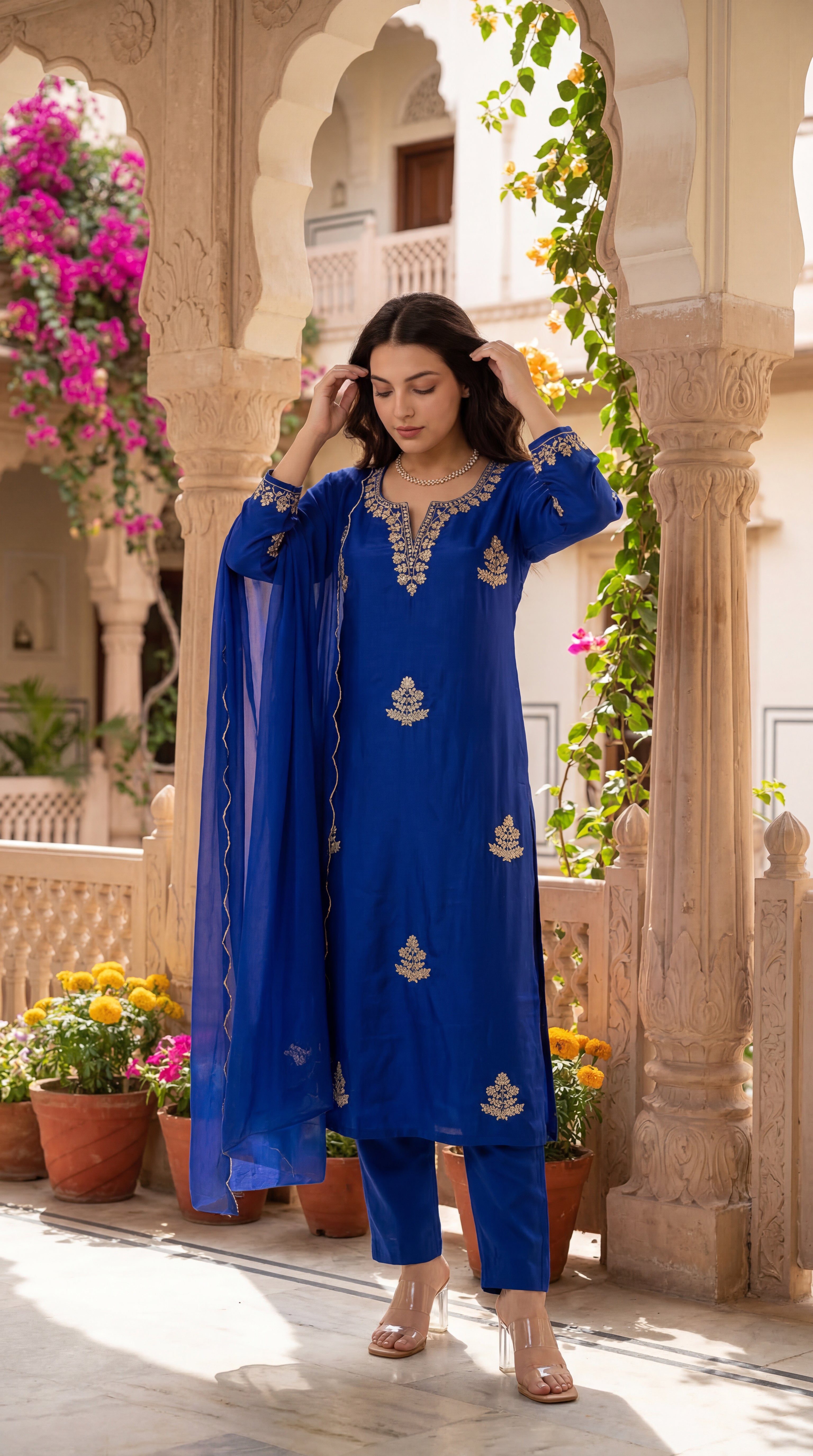 Royal Sapphire Suit Set