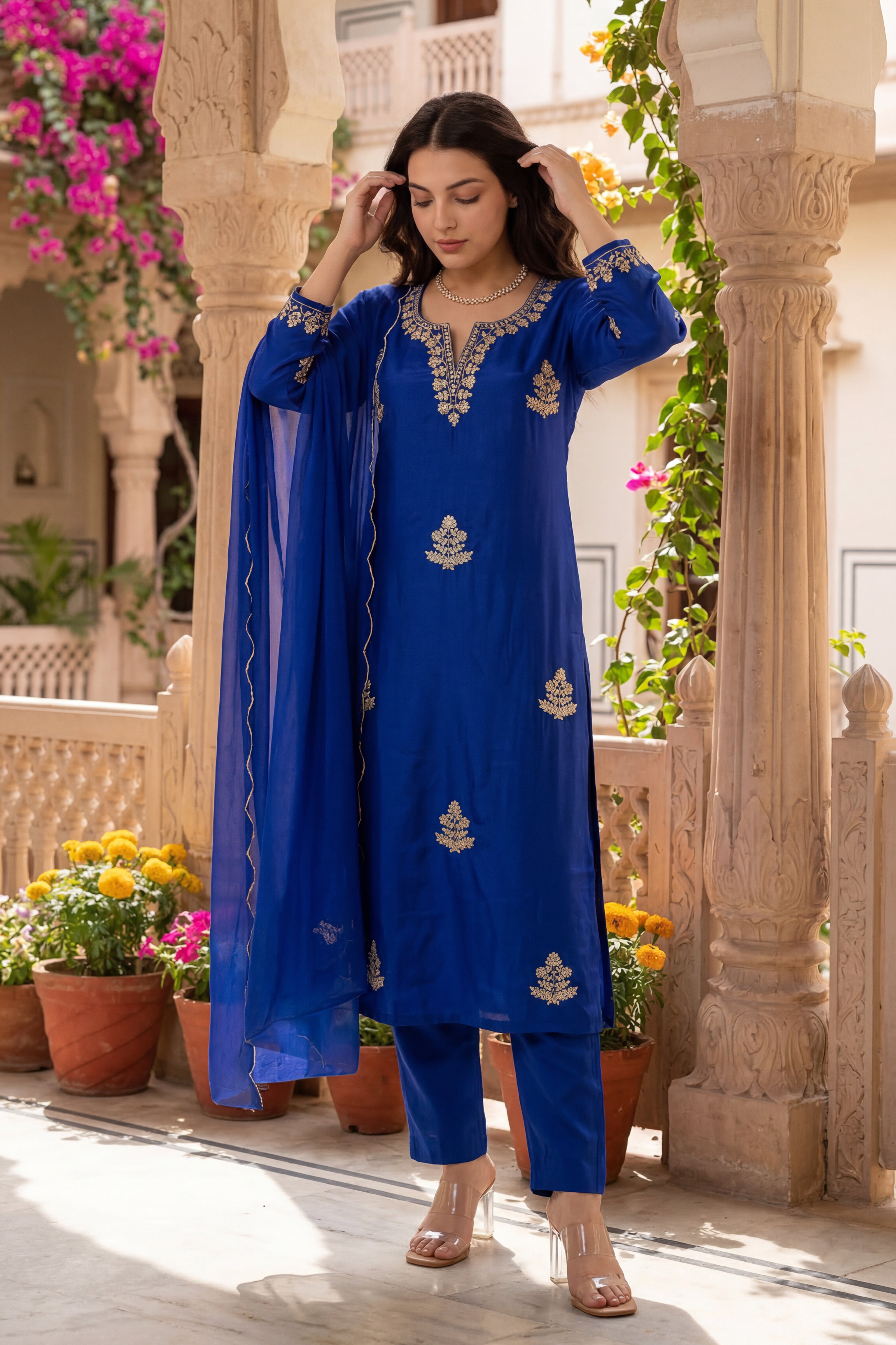 Royal Sapphire Suit Set