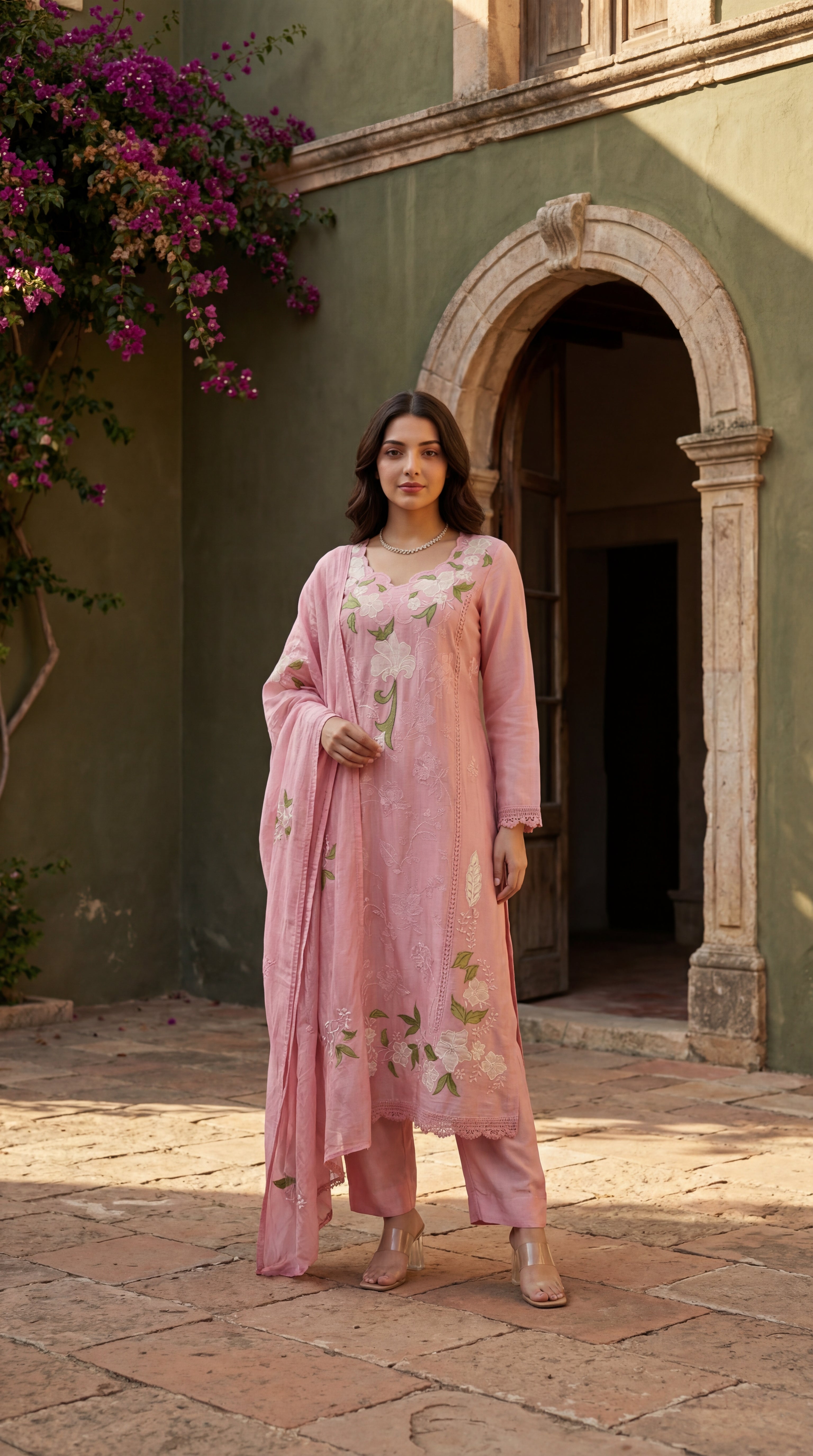 Blush Blossom Suit Set