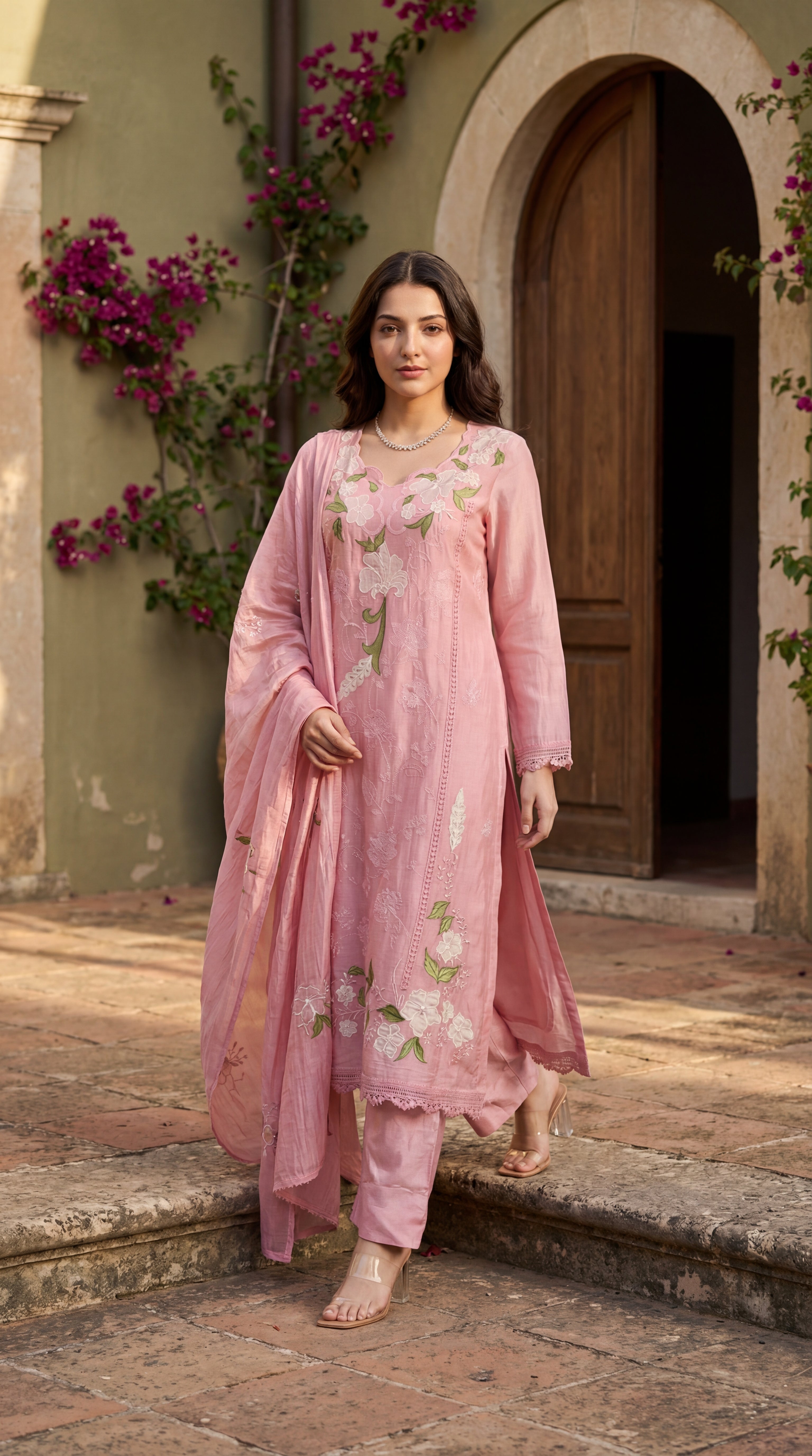 Blush Blossom Suit Set