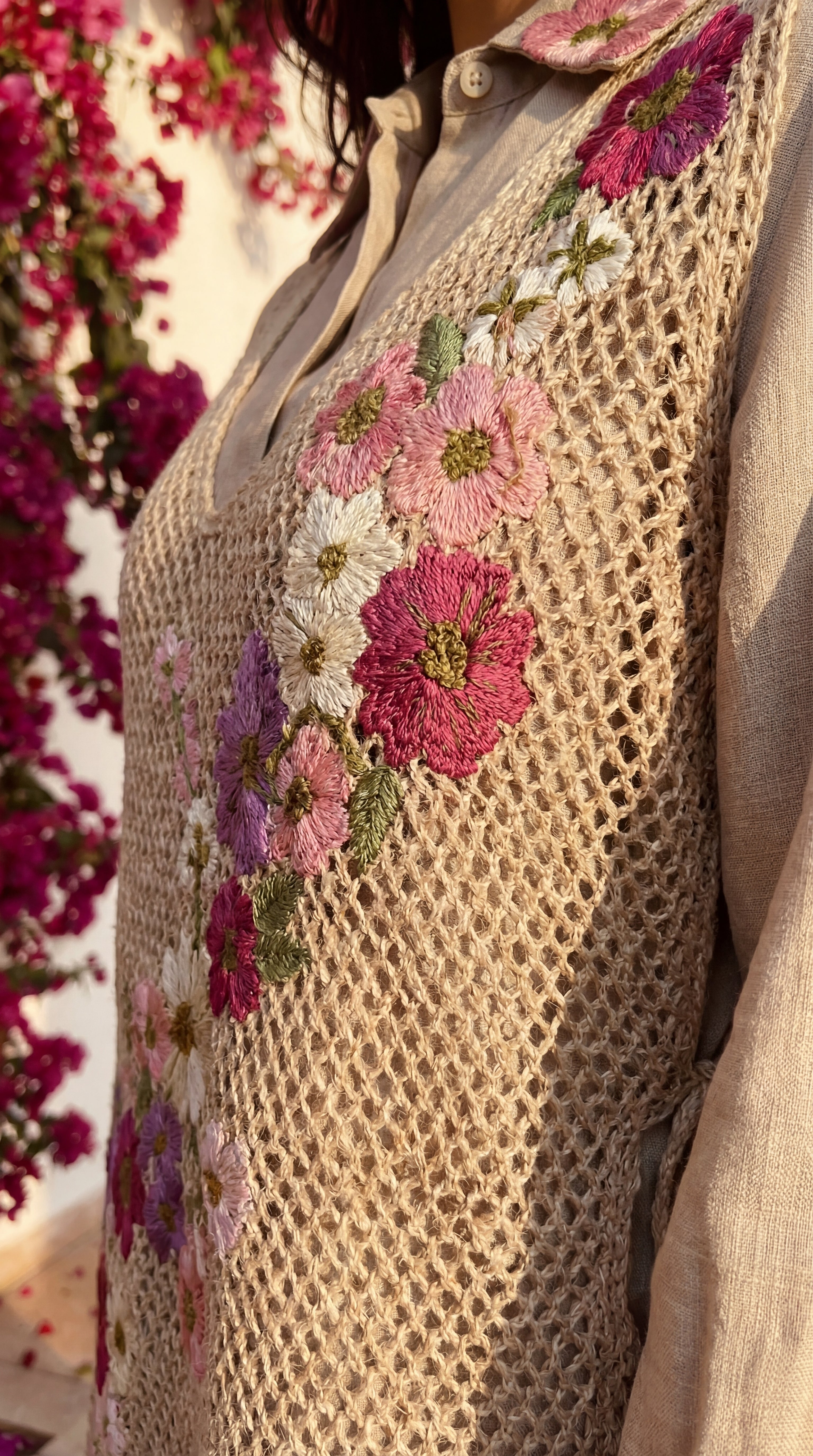 Shefali Floral Jute Co-ord Set