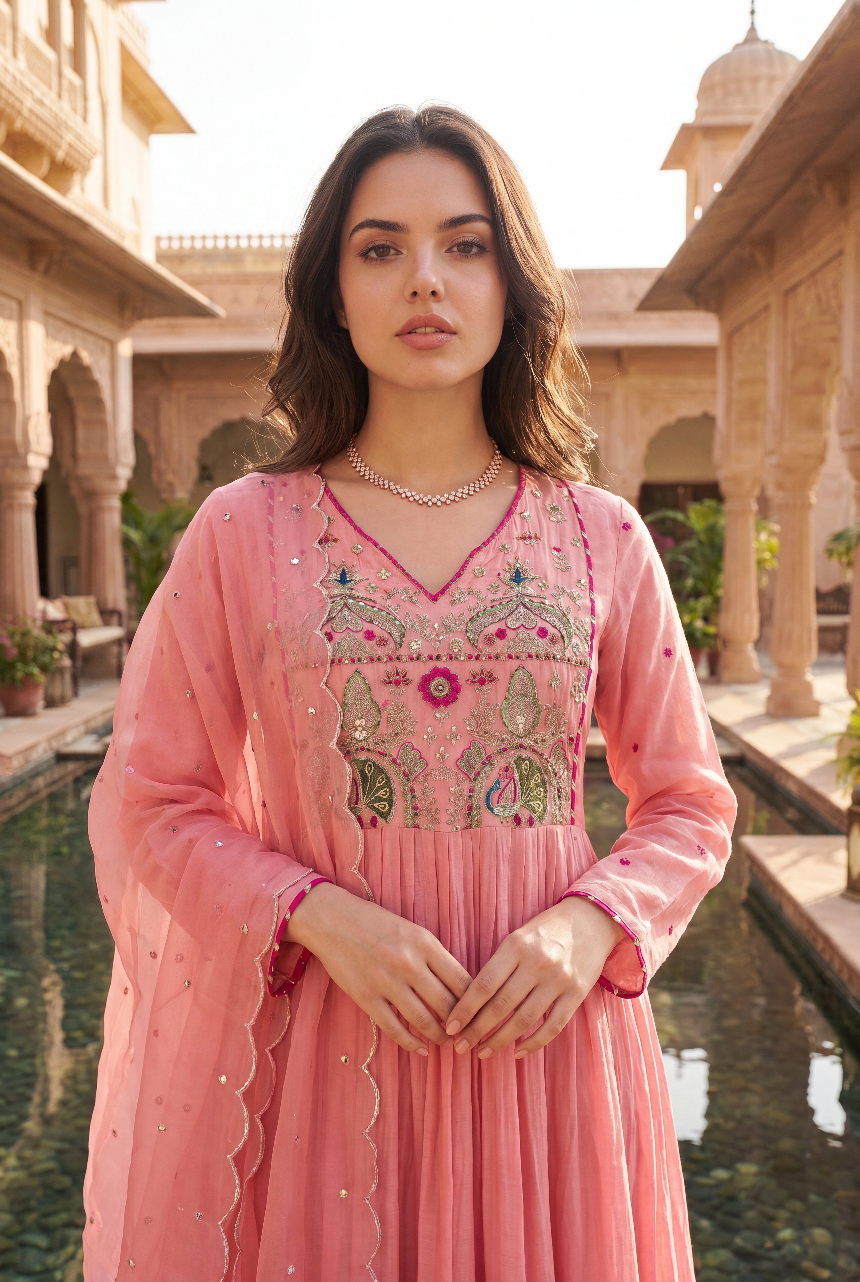 Pink Aura Kurta Set