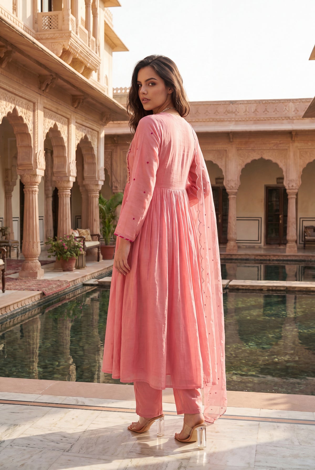 Pink Aura Kurta Set