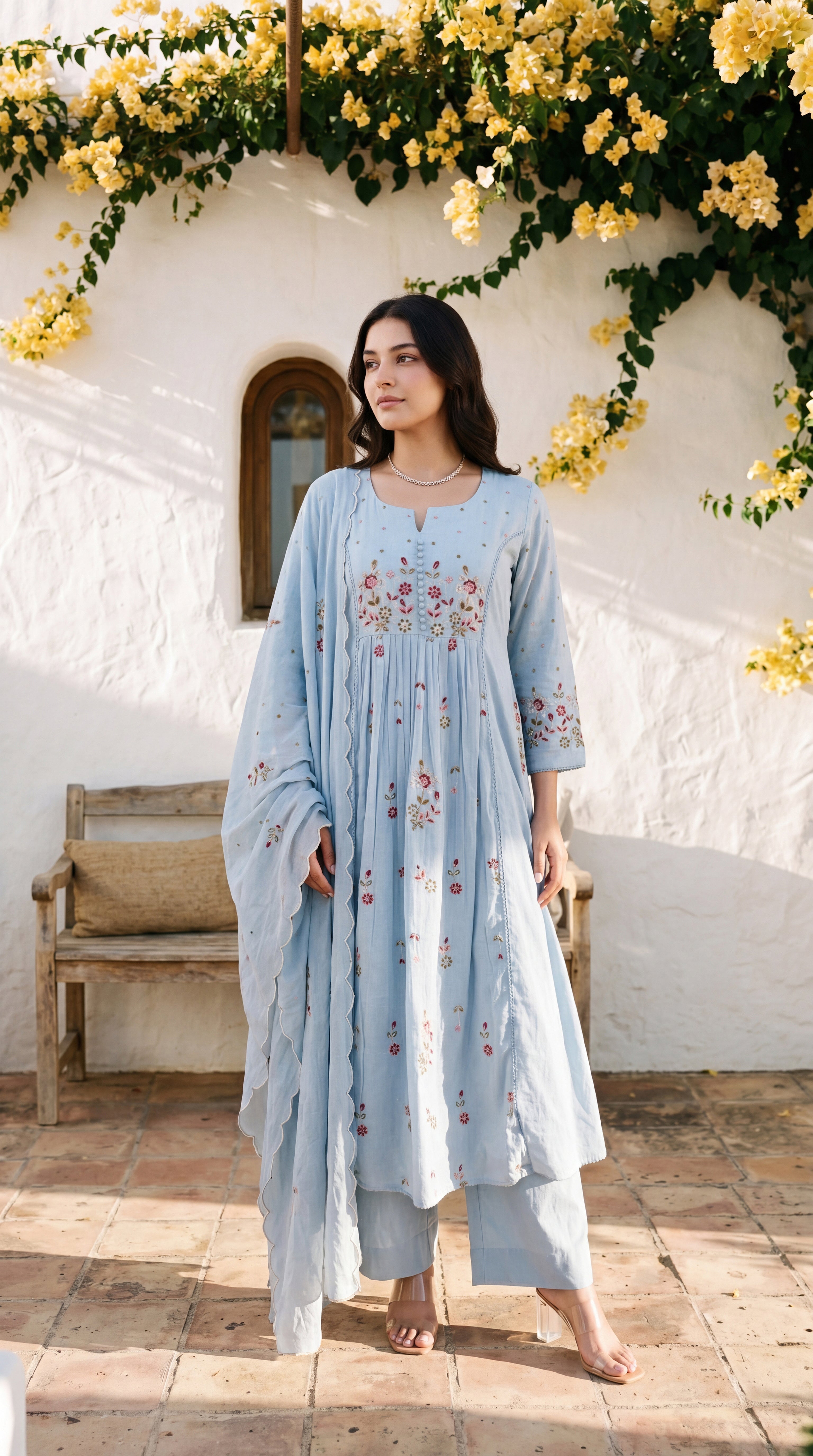 Royal Sky Bloom Sut Set