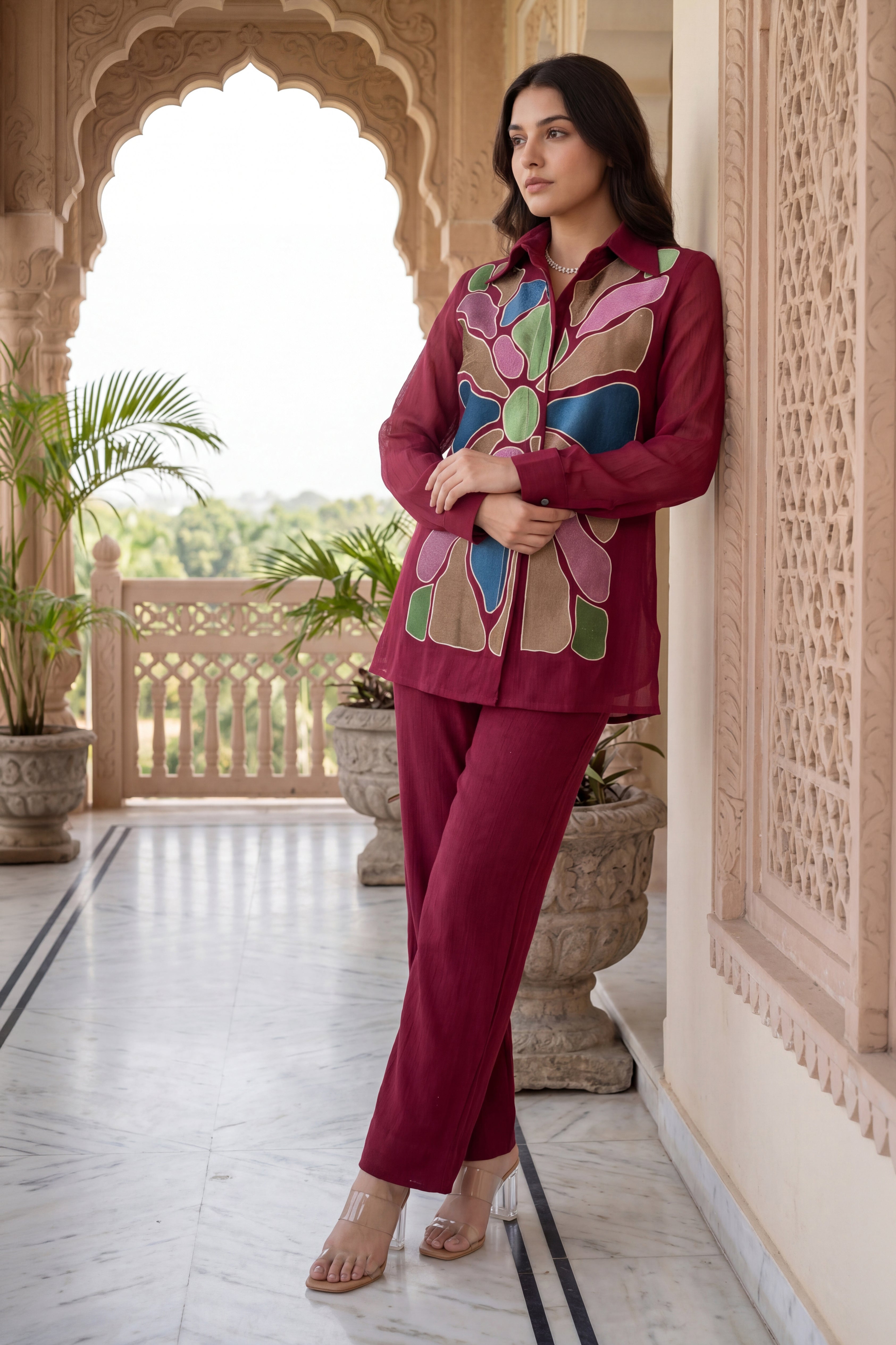Royal Orchid Co-ord Set