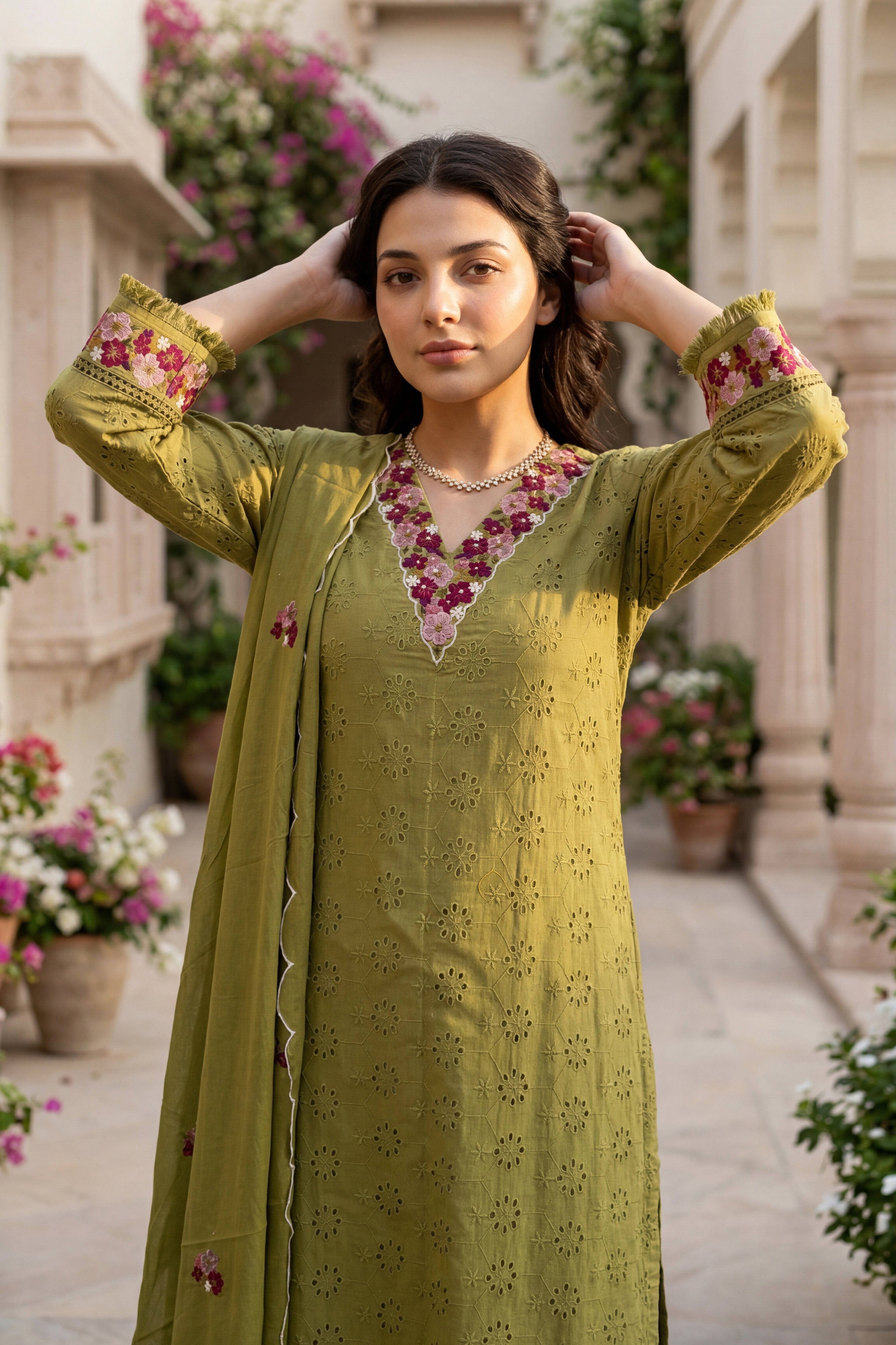 Mehendi Grace Suit Set