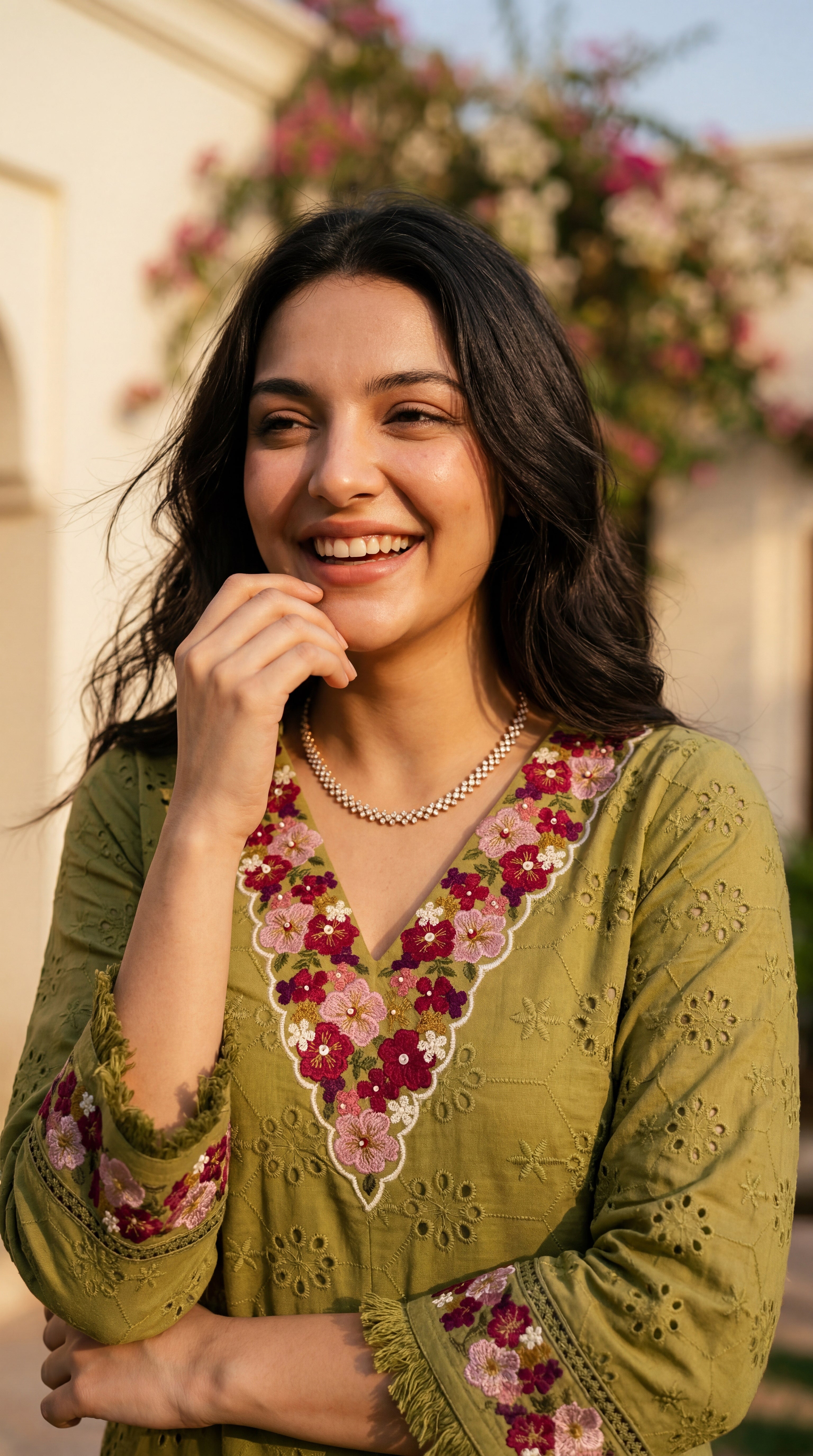 Mehendi Aura Grace Suit Set